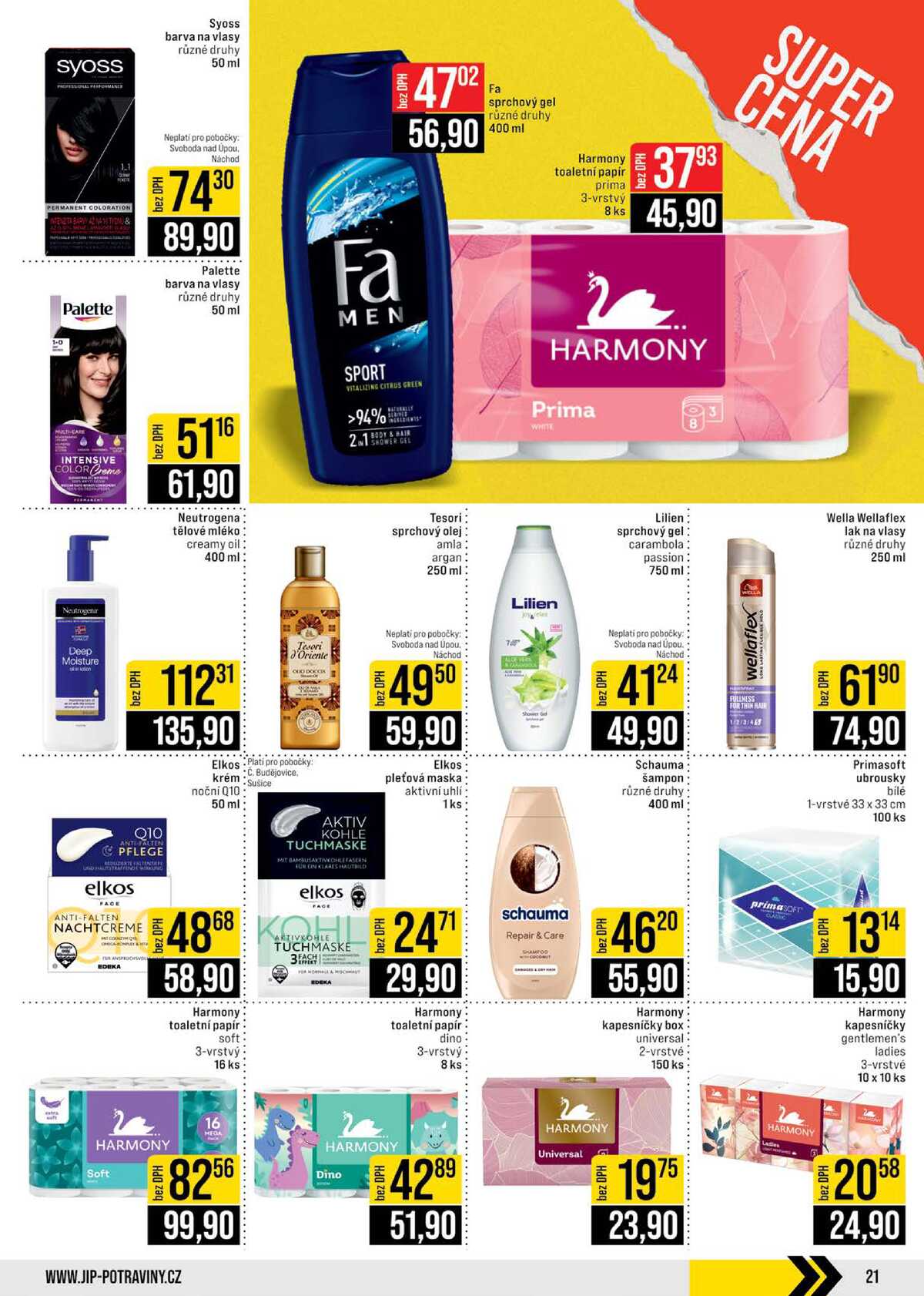 JIP Cash & Carry České Budějovice, Most, Náchod, Polička, Sušice a Svoboda nad Úpou od 4.3. do 10.3.2026 strana 21