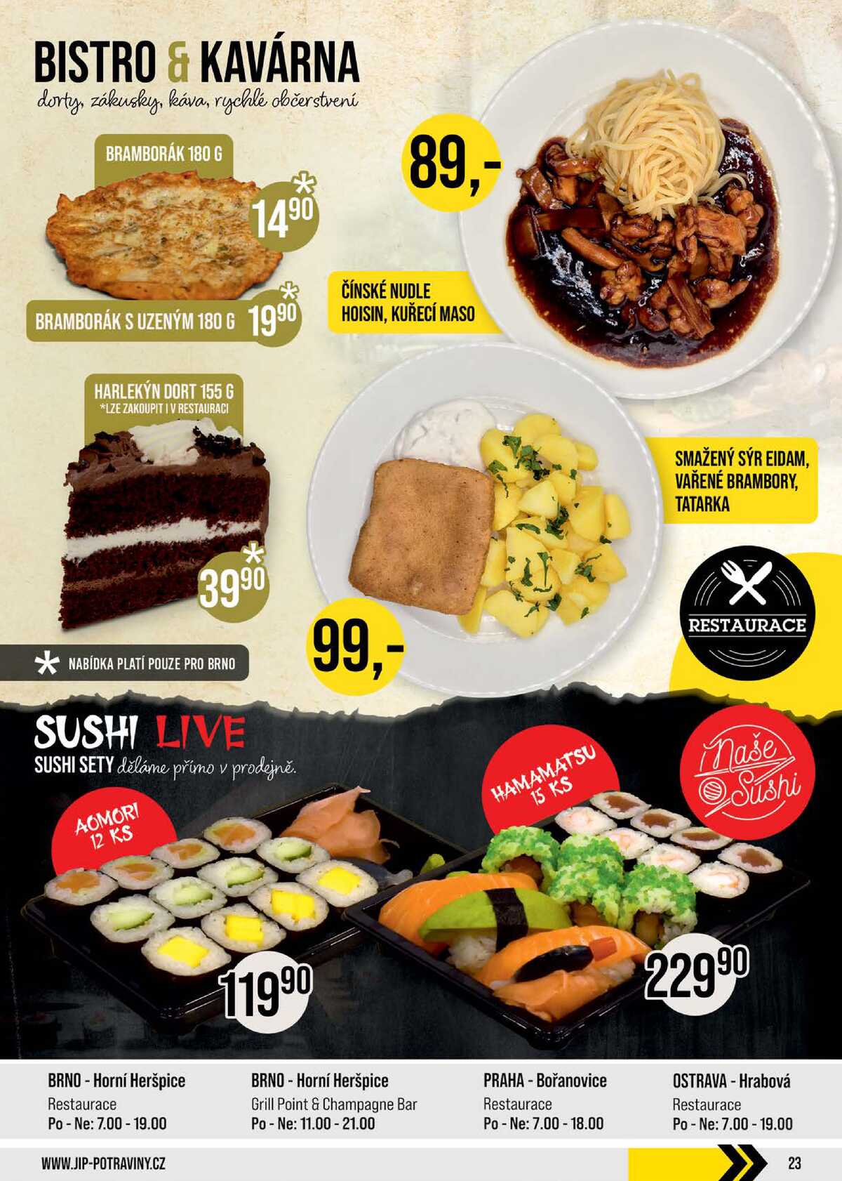 JIP Cash & Carry České Budějovice, Most, Náchod, Polička, Sušice a Svoboda nad Úpou od 4.3. do 10.3.2026 strana 23