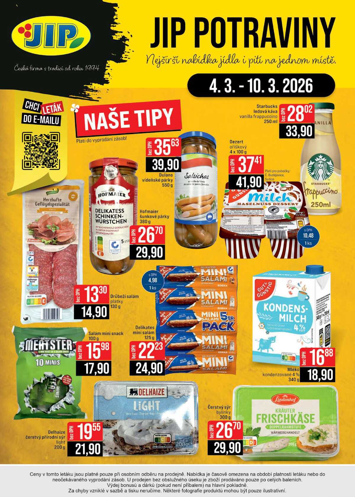 JIP Cash & Carry České Budějovice, Most, Náchod, Polička, Sušice a Svoboda nad Úpou od 4.3. do 10.3.2026 strana 24