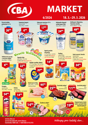 CBA Market od 18.3. do 29.3.2026