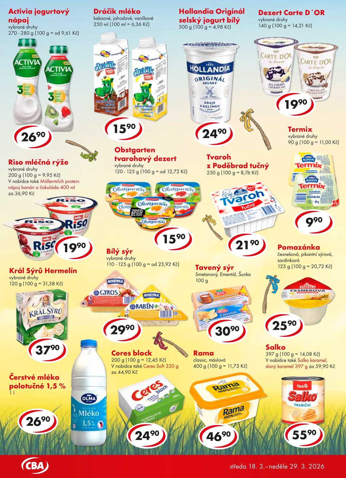 CBA potraviny od 18.3. do 29.3.2026 strana 2