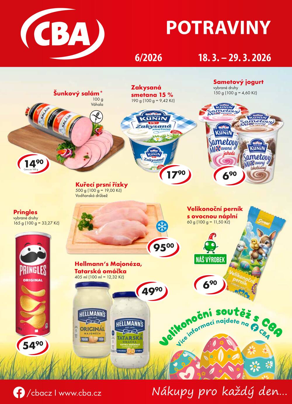 Leták CBA - CBA potraviny od 18.3. do 29.3.2026 - strana 1