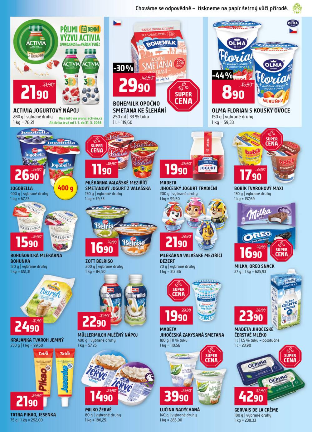 Leták Terno - Terno České Budějovice, Třeboň, Trhové sviny, Bechyně, Týn nad Vltavou od 11.3. do 17.3.2026 - strana 5 Leták Terno - Terno České Budějovice, Třeboň, Trhové sviny, Bechyně, Týn nad Vltavou od 11.3. do 17.3.2026 - strana 5