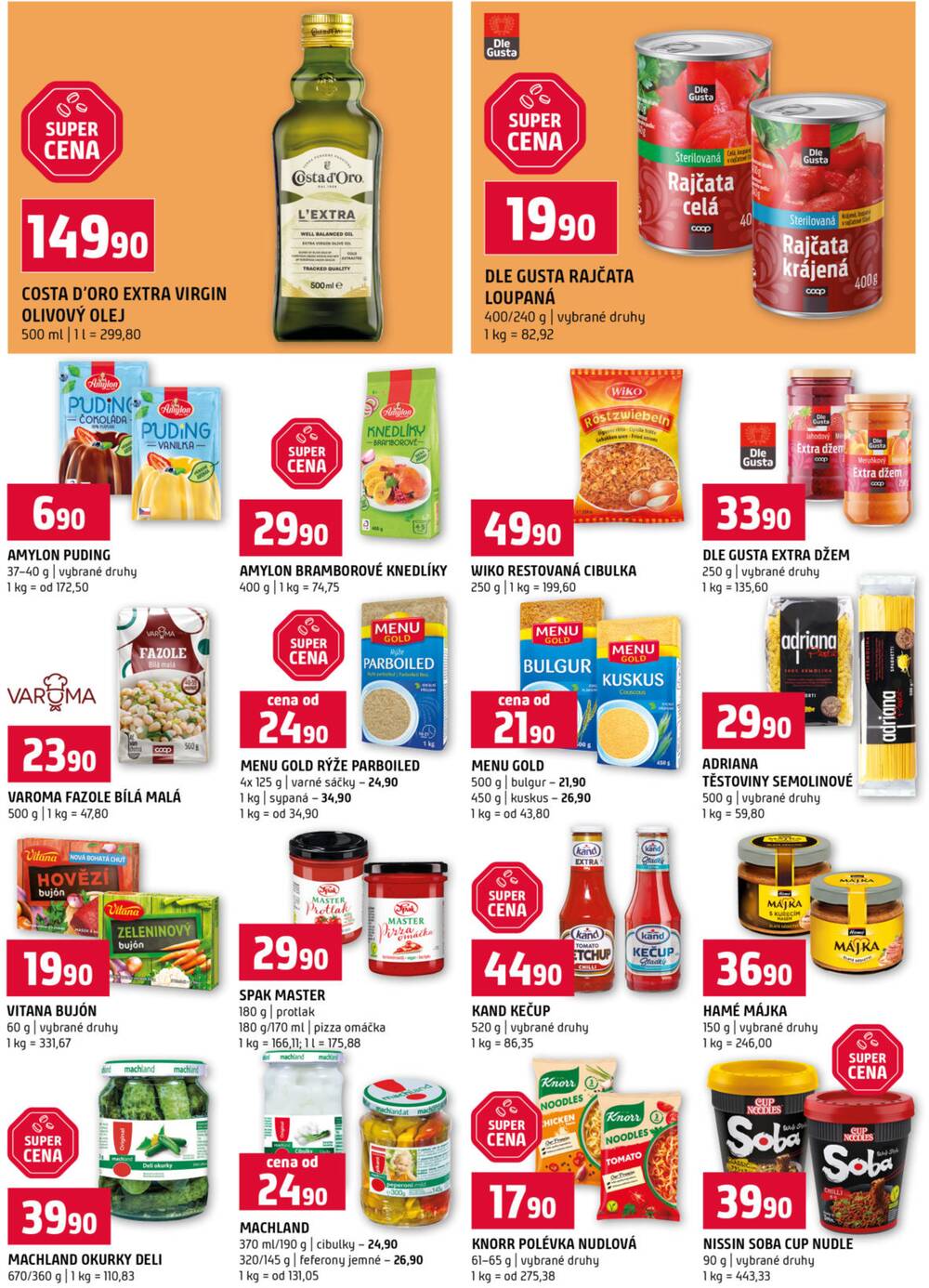 Terno České Budějovice, Třeboň, Trhové sviny, Bechyně, Týn nad Vltavou od 11.3. do 17.3.2026