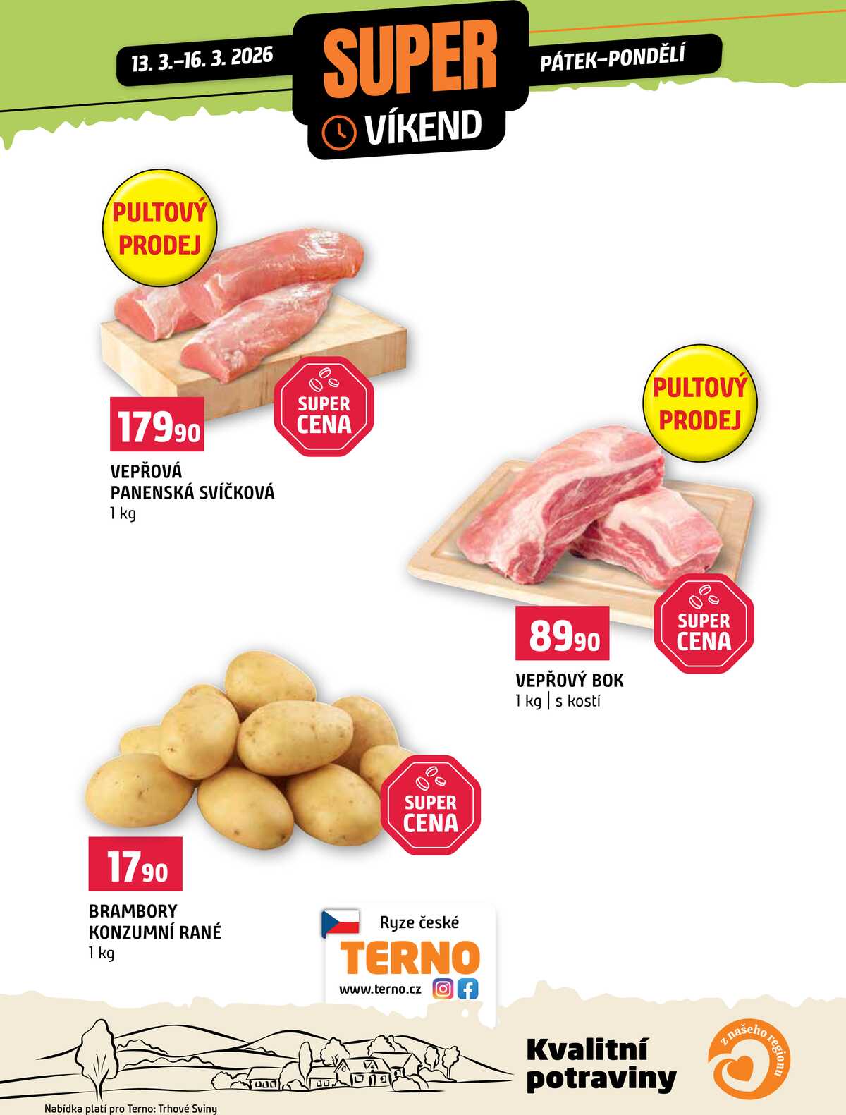 Terno Víkendová akce od 13.3. do 16.3.2026 strana 2