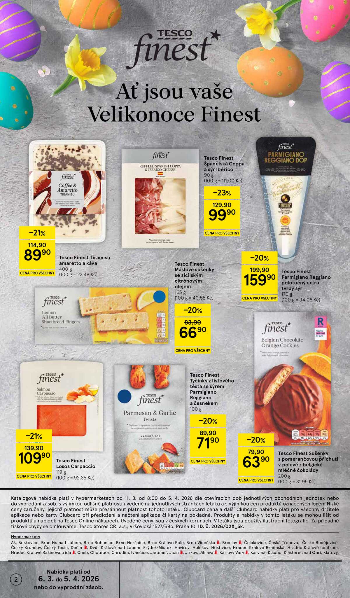 Tesco katalog Velikonoce od 11.3. do 5.4.2026 strana 2