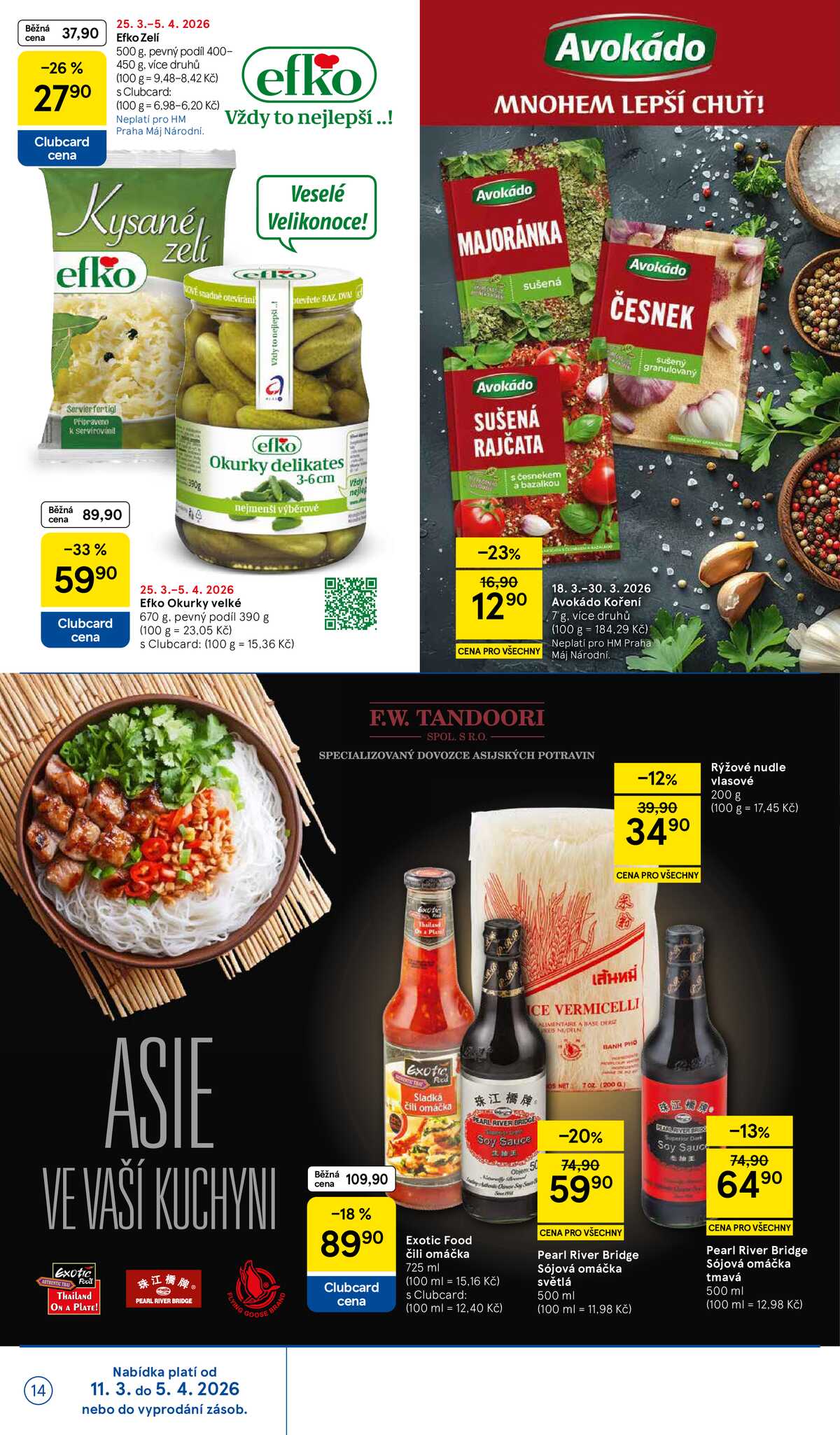 Tesco katalog Velikonoce od 11.3. do 5.4.2026 strana 14