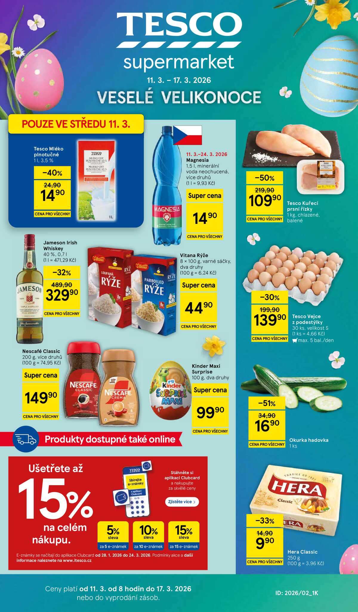 Tesco supermarkety od 11.3. do 17.3.2026 strana 1