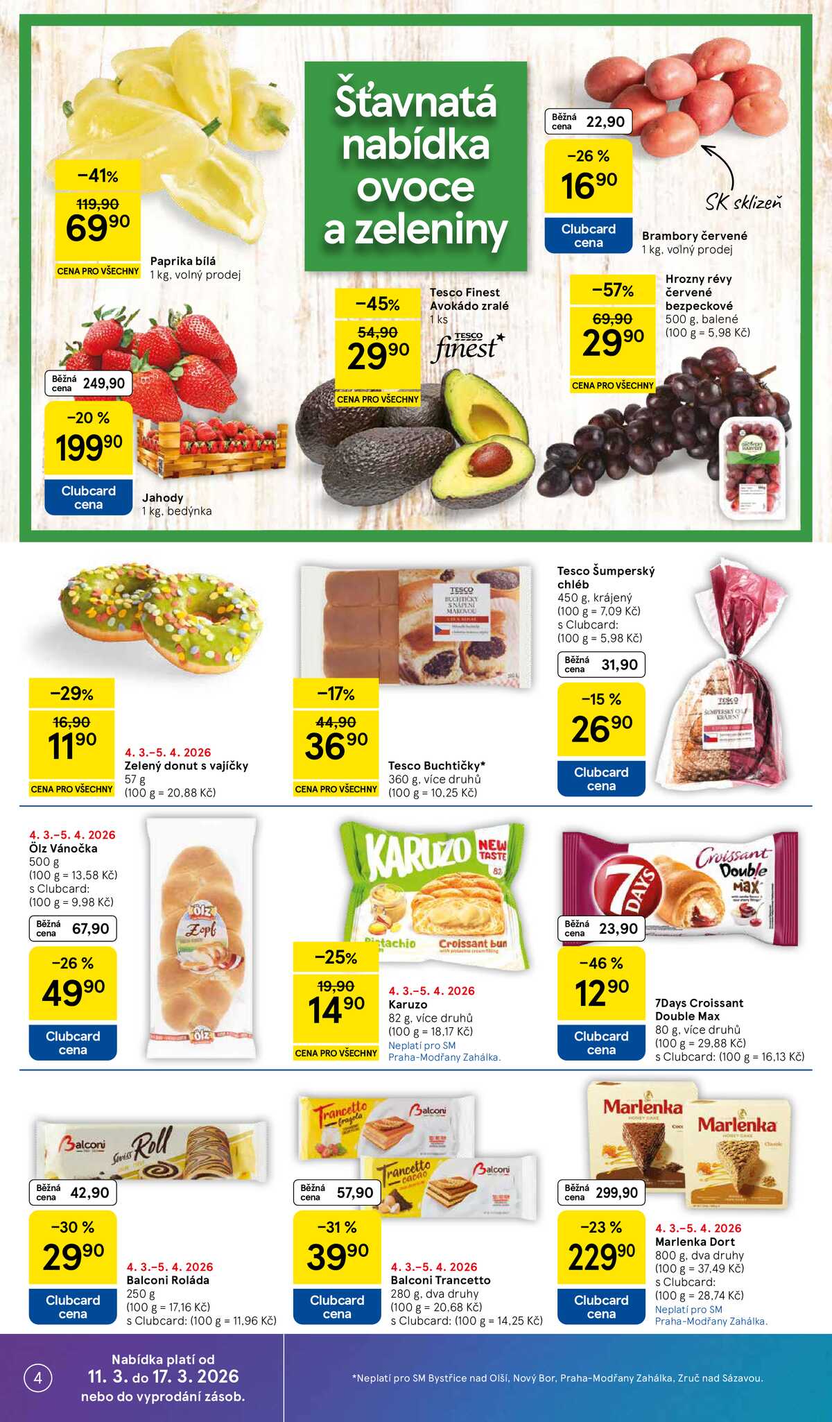Tesco supermarkety od 11.3. do 17.3.2026 strana 4