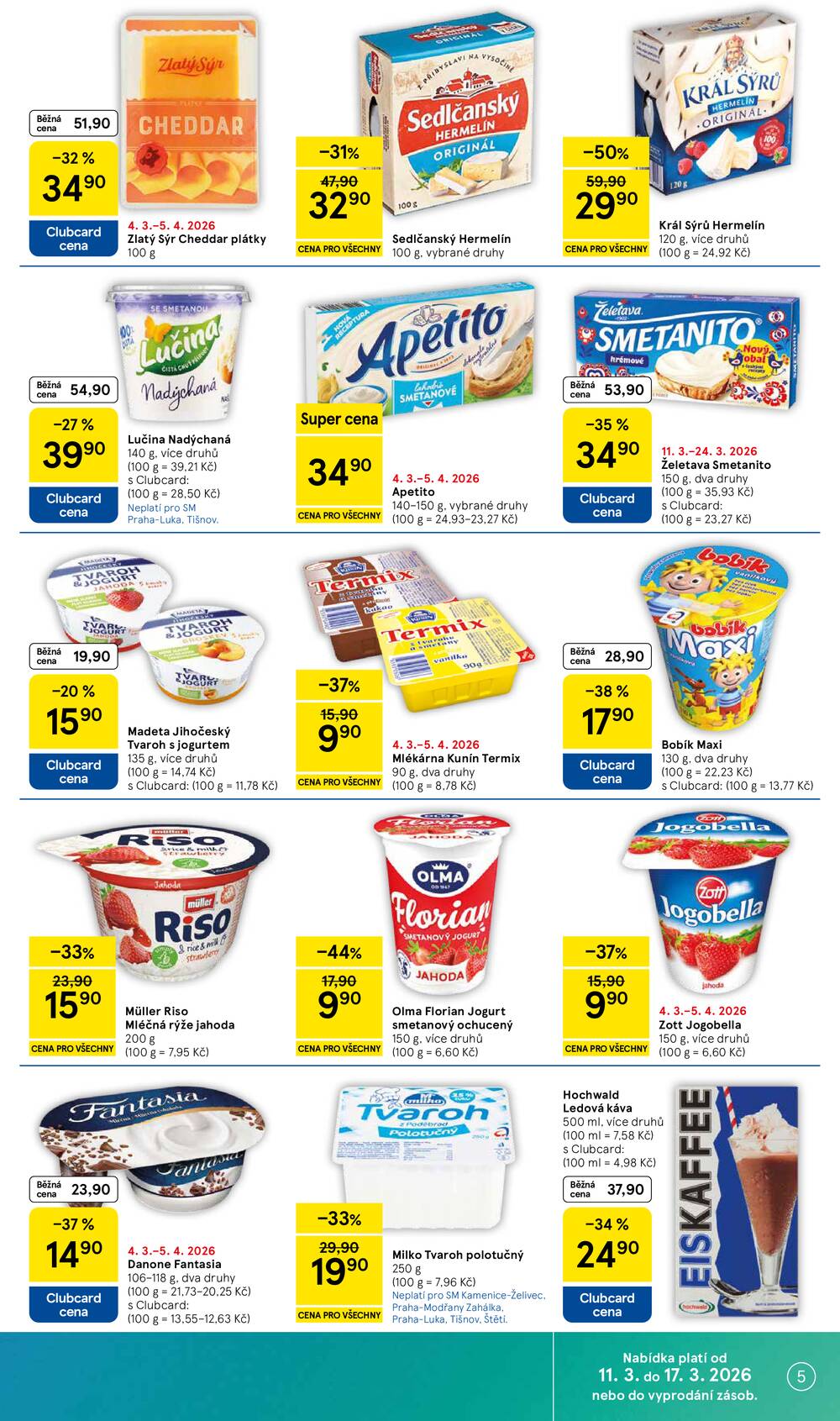 Leták Tesco - Tesco supermarkety od 11.3. do 17.3.2026 - strana 5