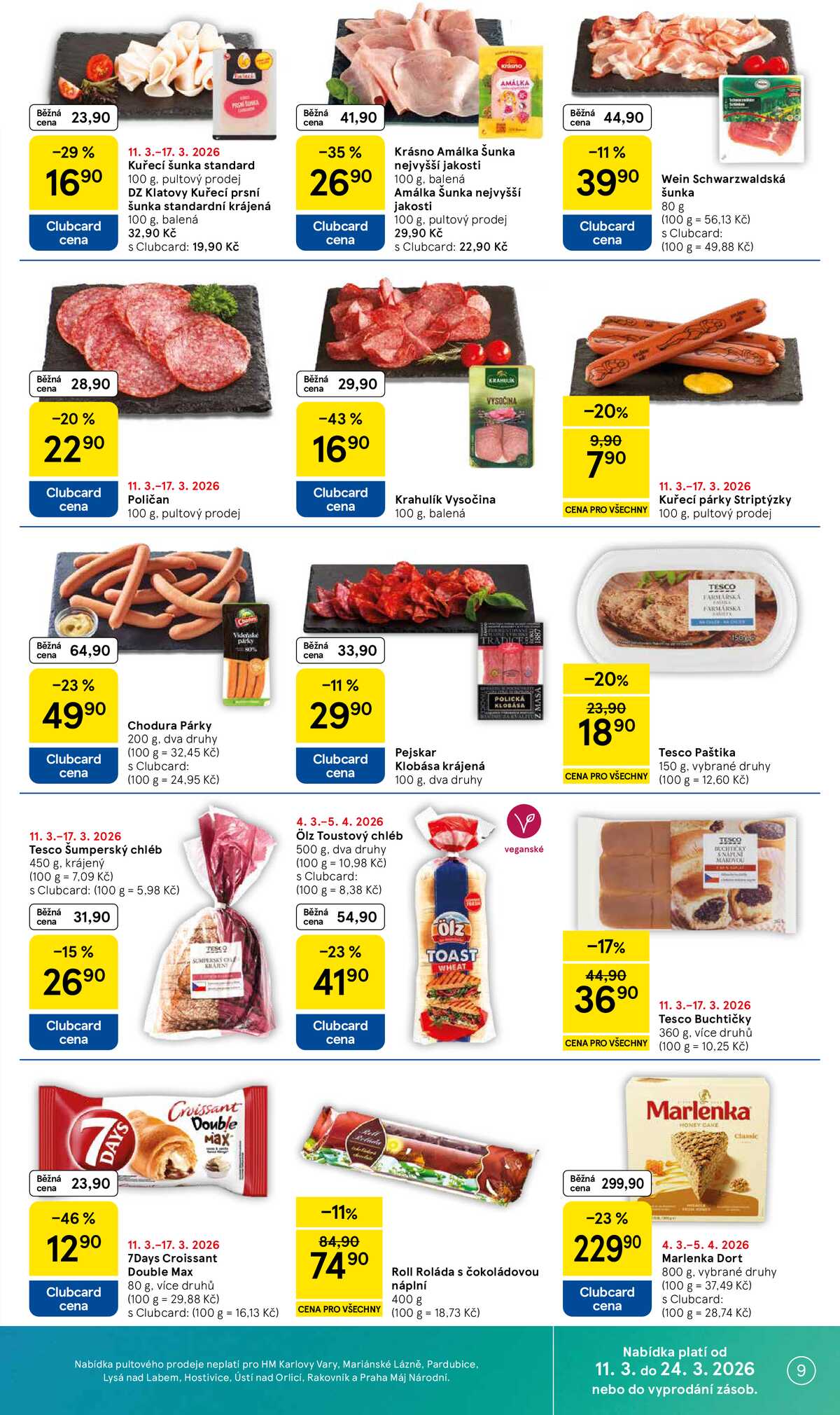 Tesco malé hypermarkety od 11.3. do 17.3.2026 strana 9