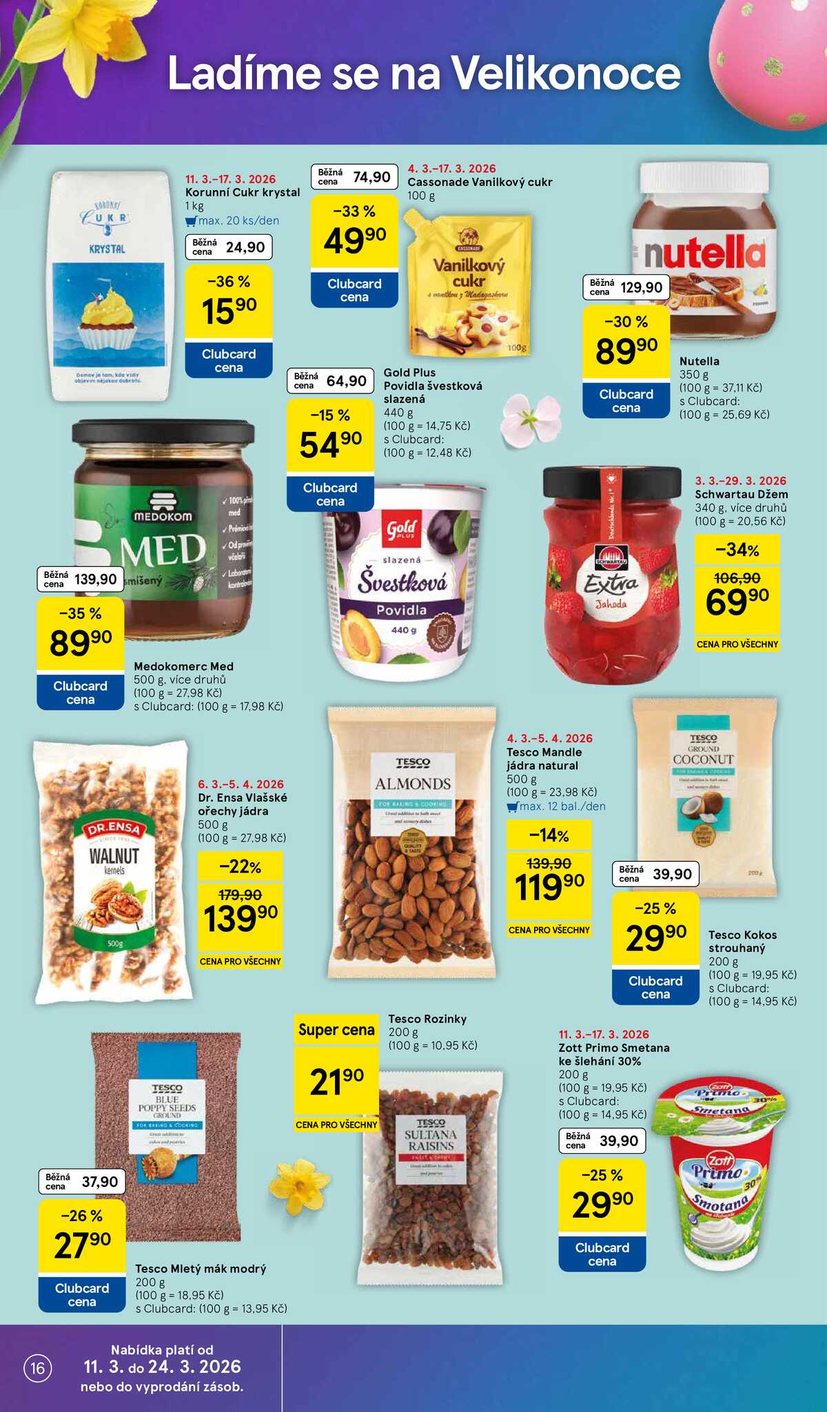 Tesco malé hypermarkety od 11.3. do 17.3.2026 strana 16