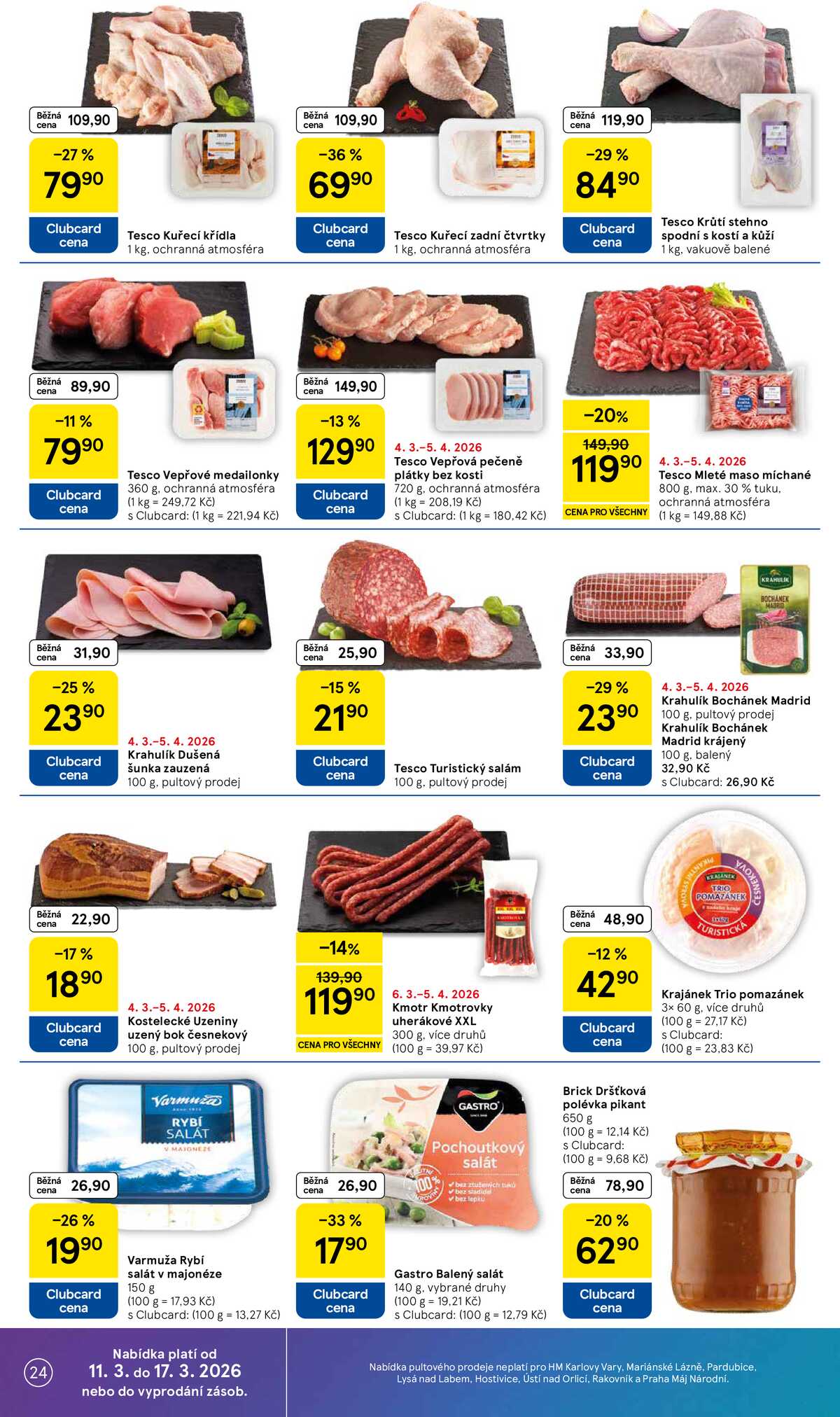 Tesco malé hypermarkety od 11.3. do 17.3.2026 strana 24