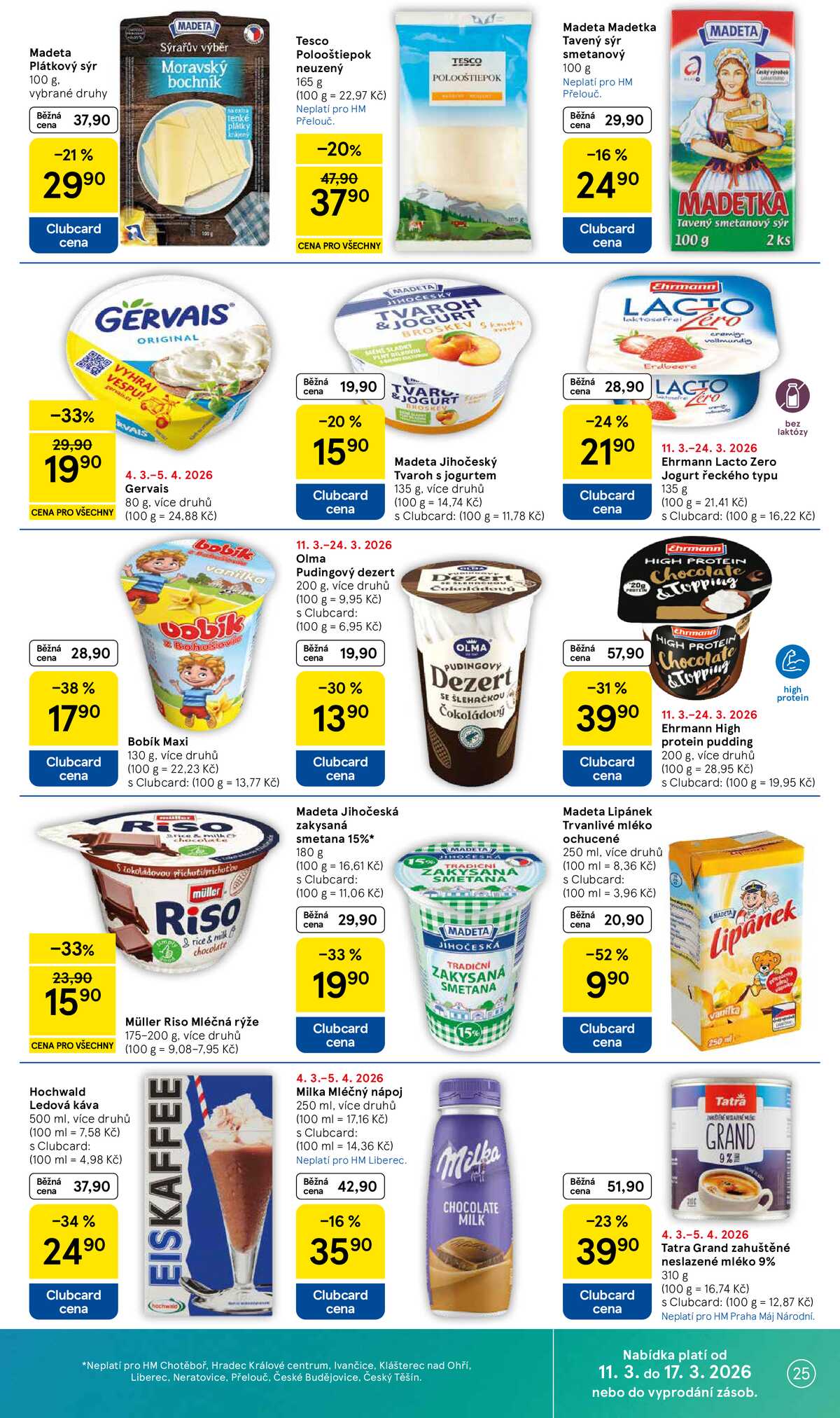 Tesco malé hypermarkety od 11.3. do 17.3.2026 strana 25
