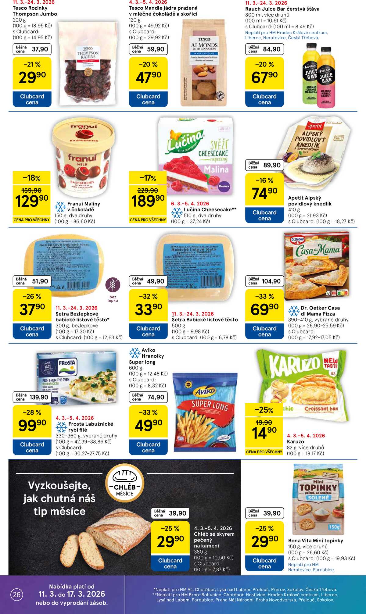 Tesco malé hypermarkety od 11.3. do 17.3.2026 strana 26