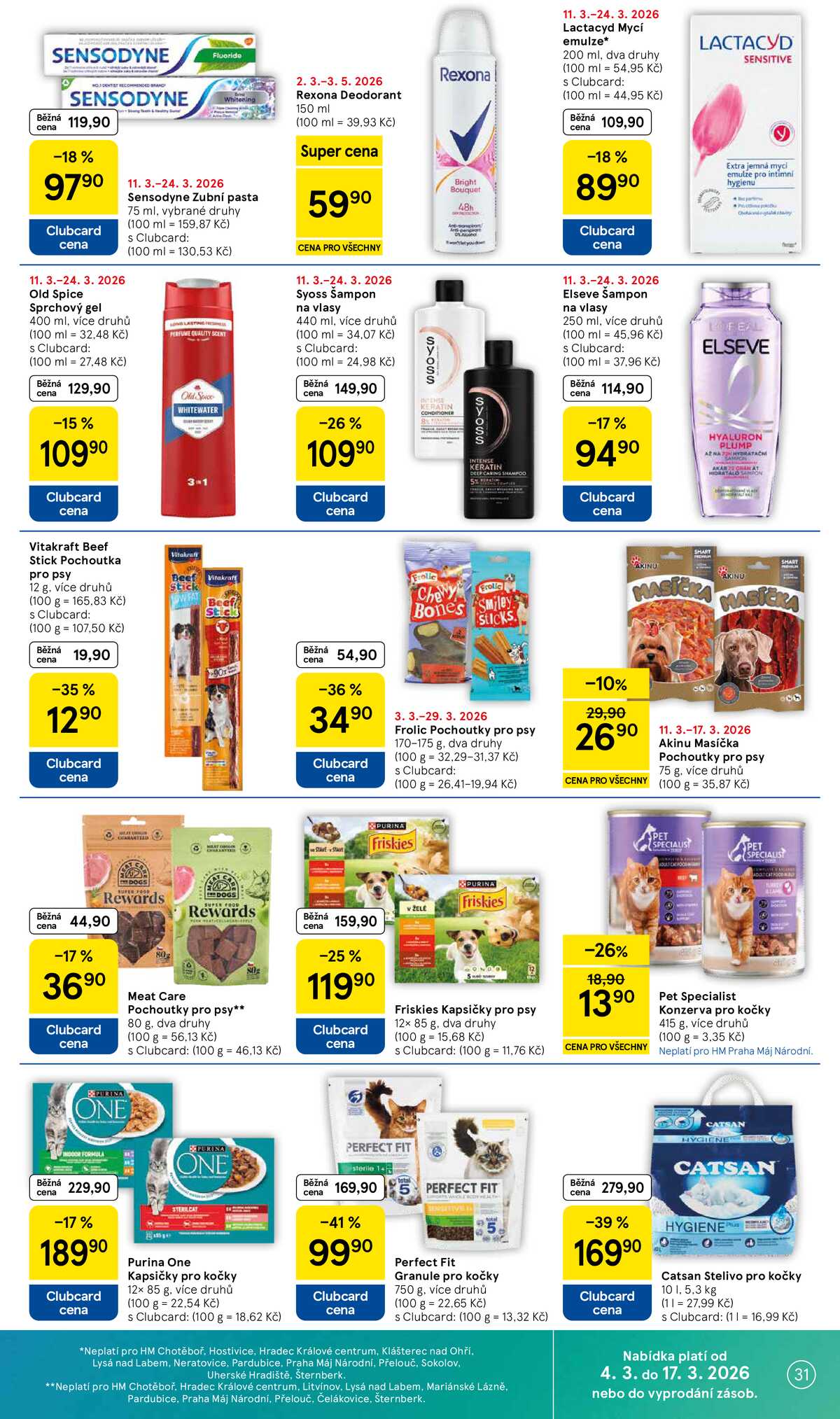 Tesco malé hypermarkety od 11.3. do 17.3.2026 strana 31