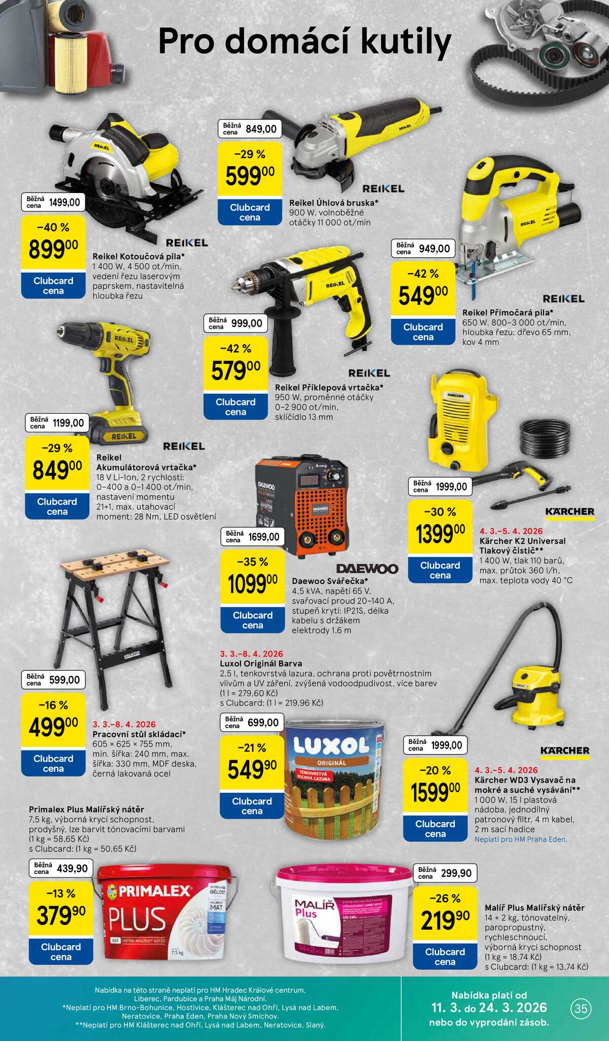 Tesco malé hypermarkety od 11.3. do 17.3.2026 strana 35