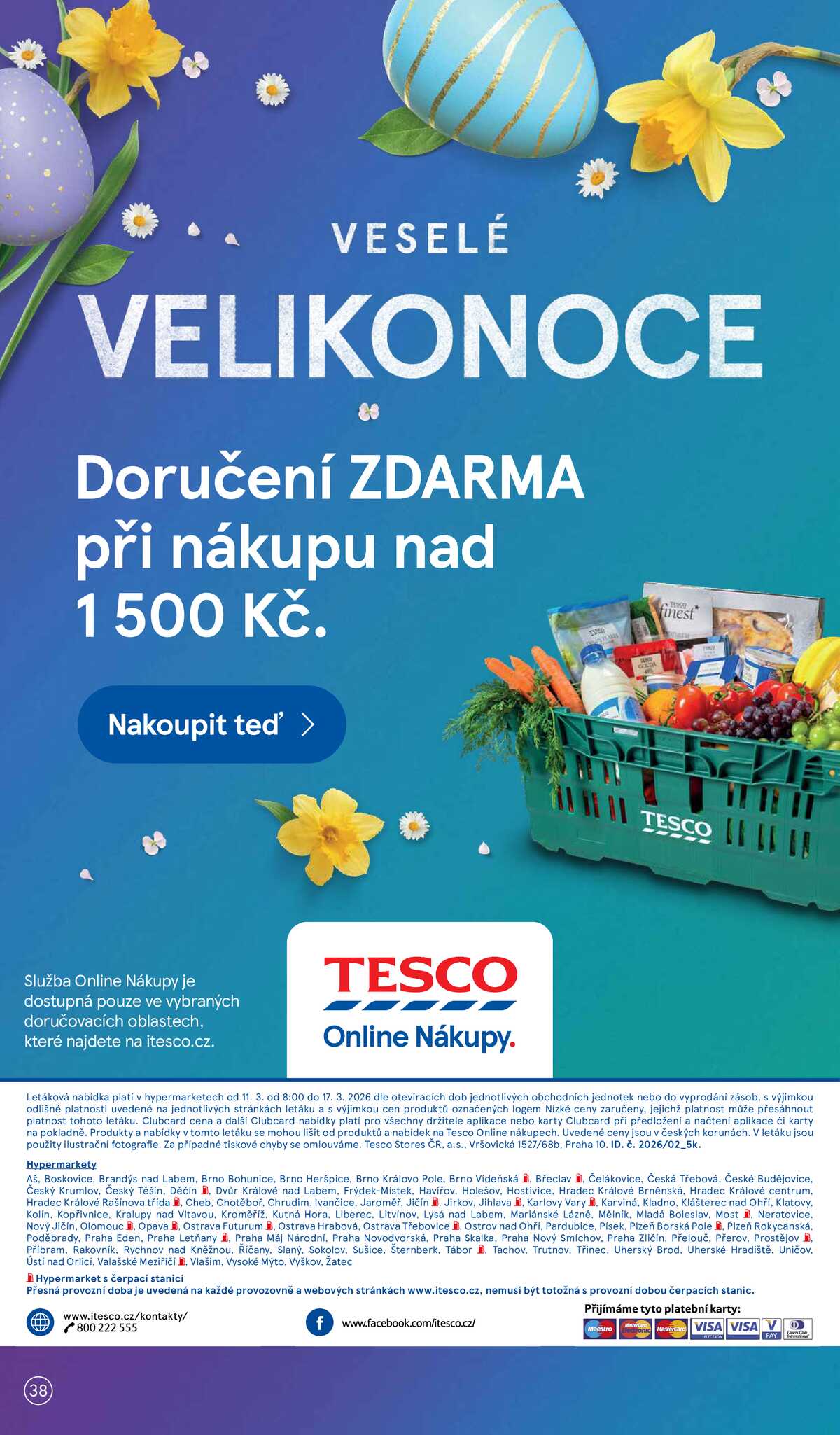 Tesco malé hypermarkety od 11.3. do 17.3.2026 strana 38