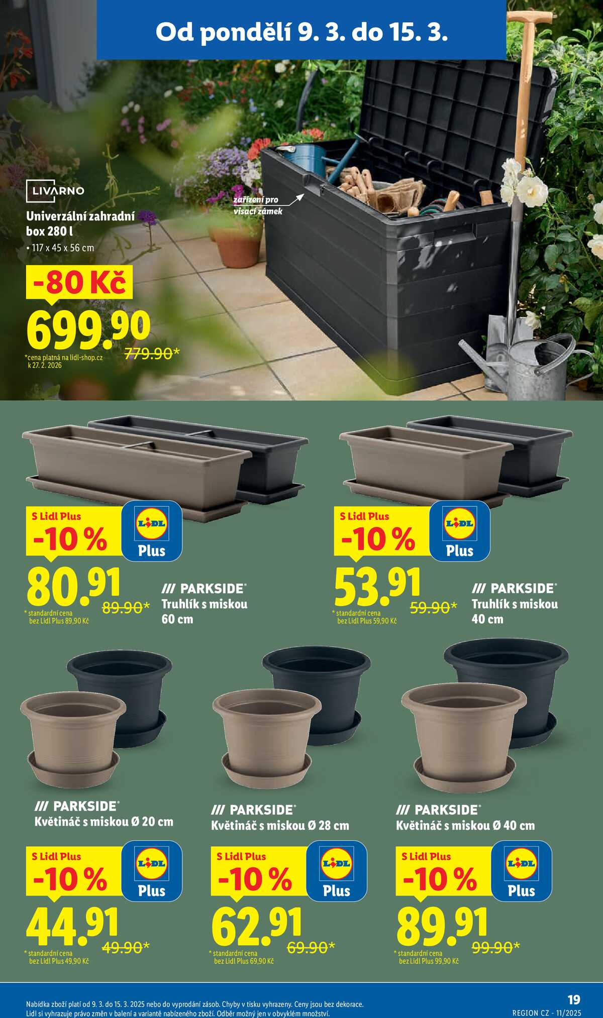 Lidl Zahradní brožura 2026 strana 19