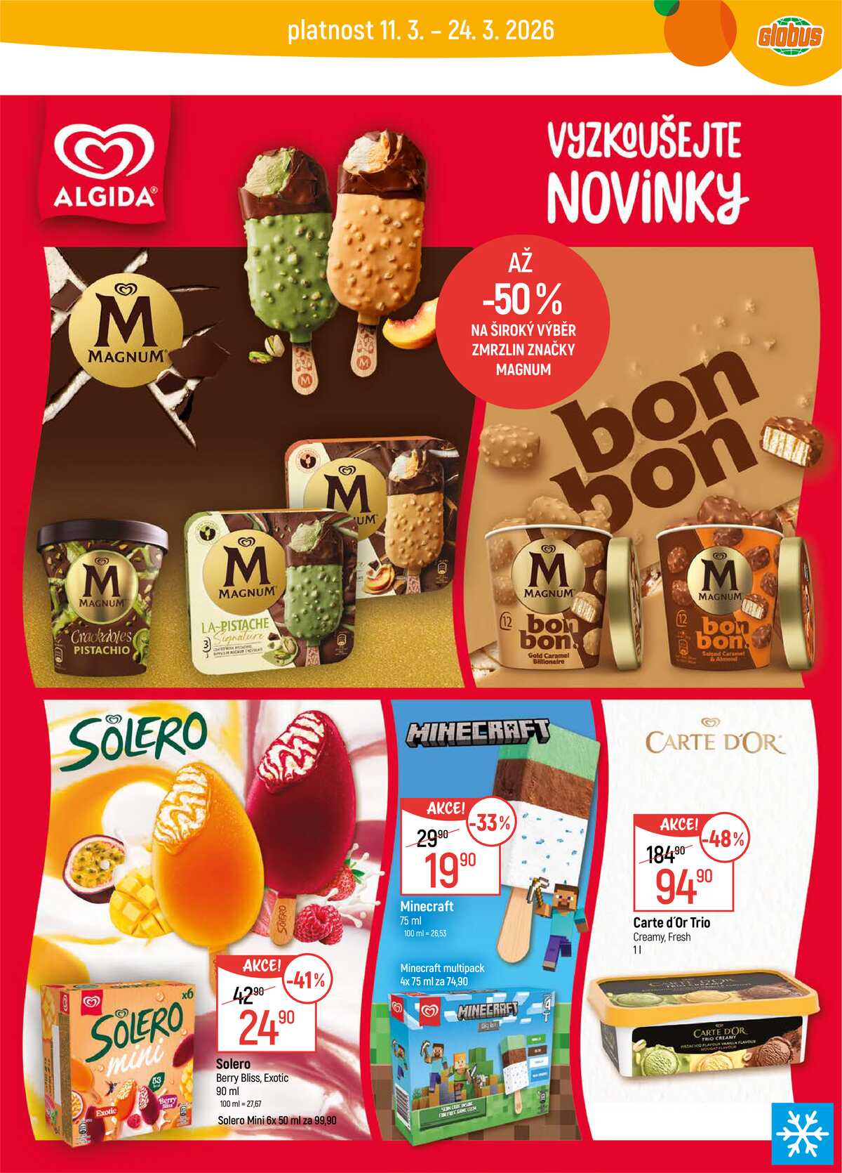 Akční leták Globus 11.3. - 17.3.2026 - Globus Praha - Centrum Černý Most strana 7