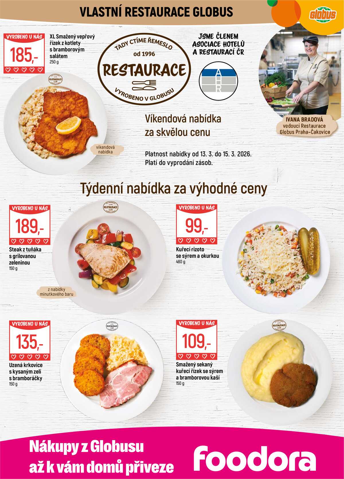 Akční leták Globus 11.3. - 17.3.2026 - Globus Praha - Čakovice strana 9