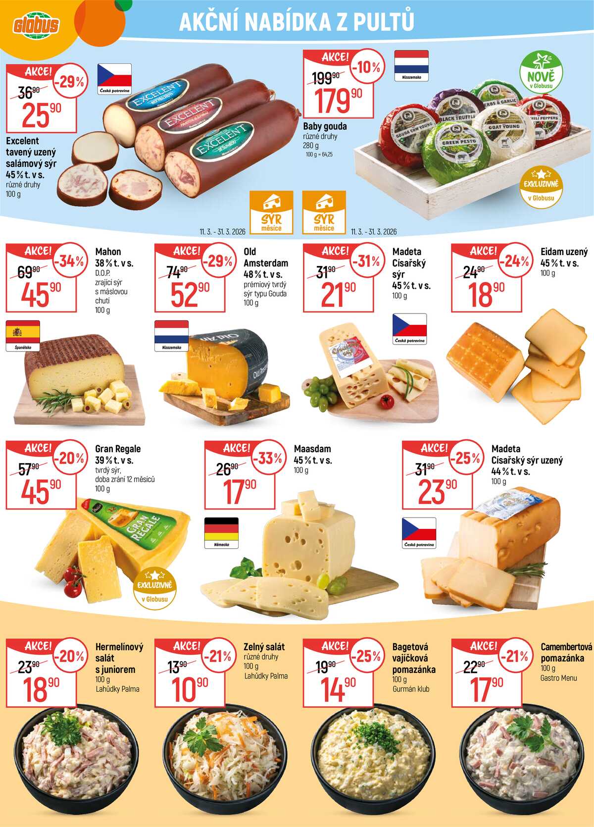 Akční leták Globus 11.3. - 17.3.2026 - Globus Praha - Čakovice strana 10