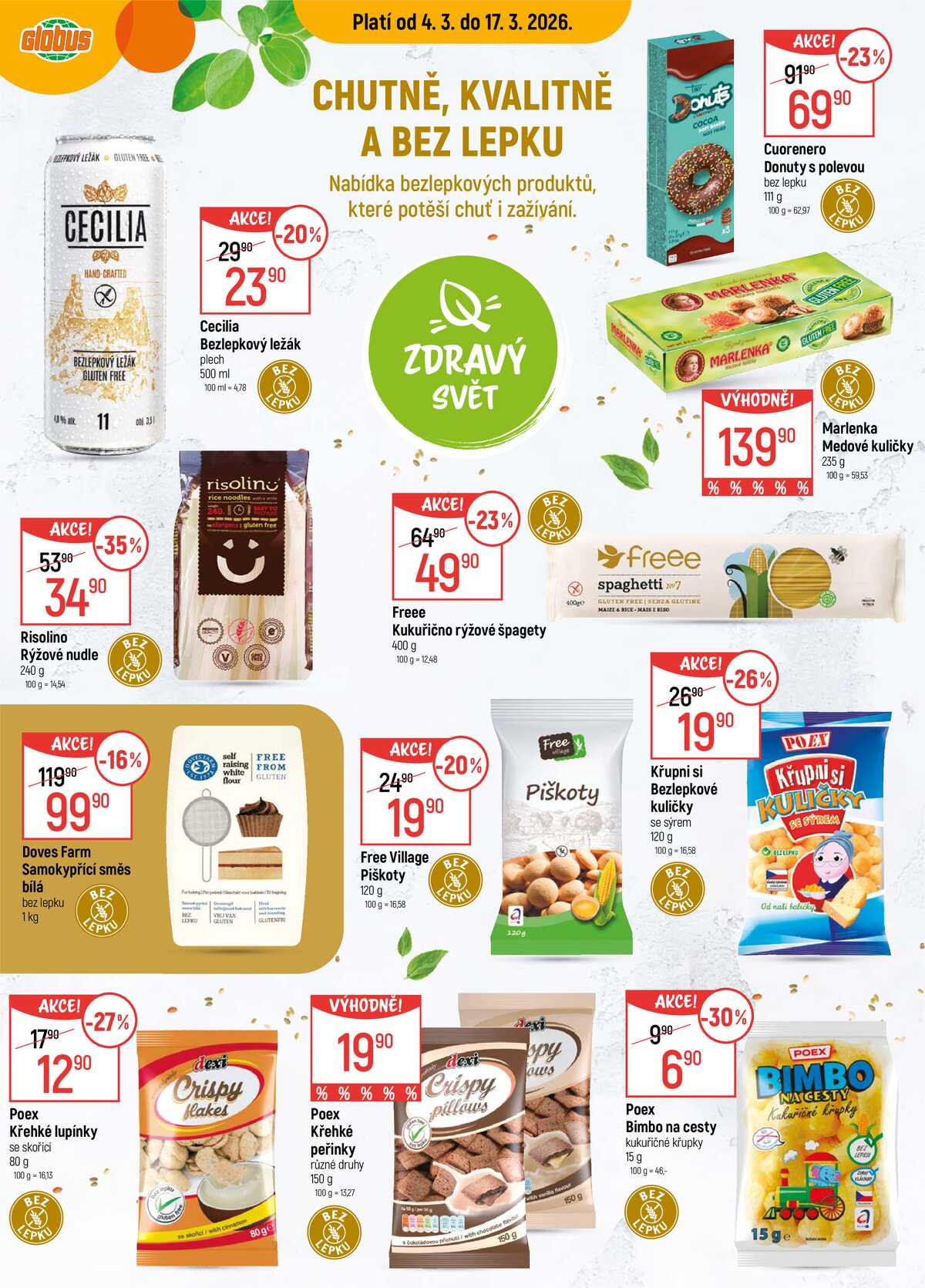 Akční leták Globus 11.3. - 17.3.2026 - Globus Chomutov strana 18
