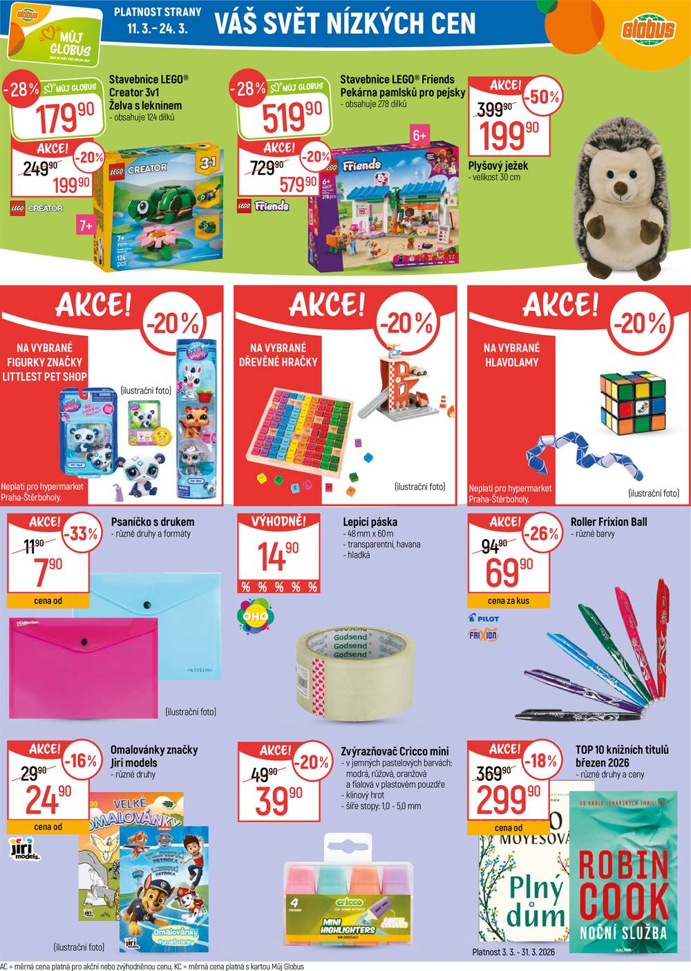 Akční leták Globus 11.3. - 17.3.2026 - Globus Chomutov