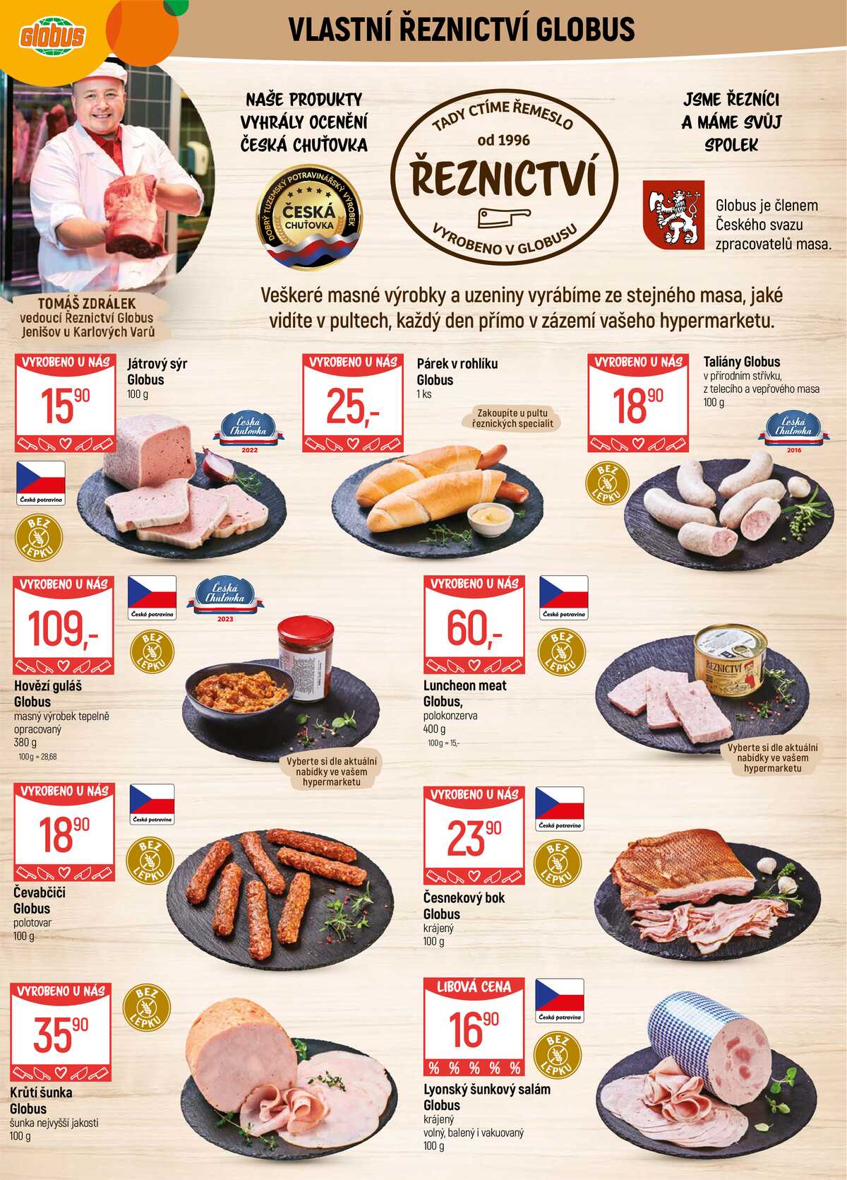 Akční leták Globus 11.3. - 17.3.2026 - Globus Jenišov u Karlových Varů strana 6