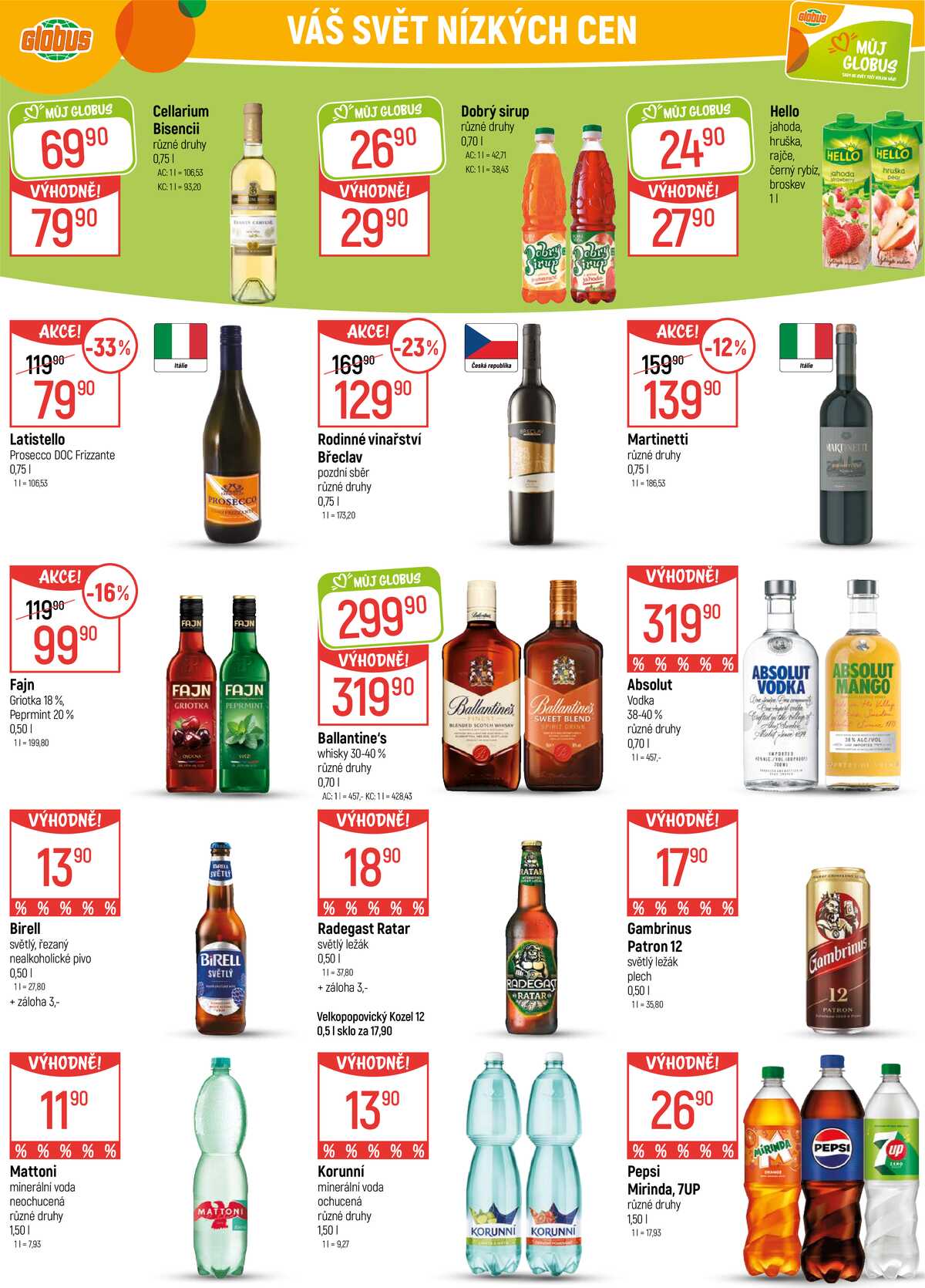 Akční leták Globus 11.3. - 17.3.2026 - Globus Jenišov u Karlových Varů strana 30