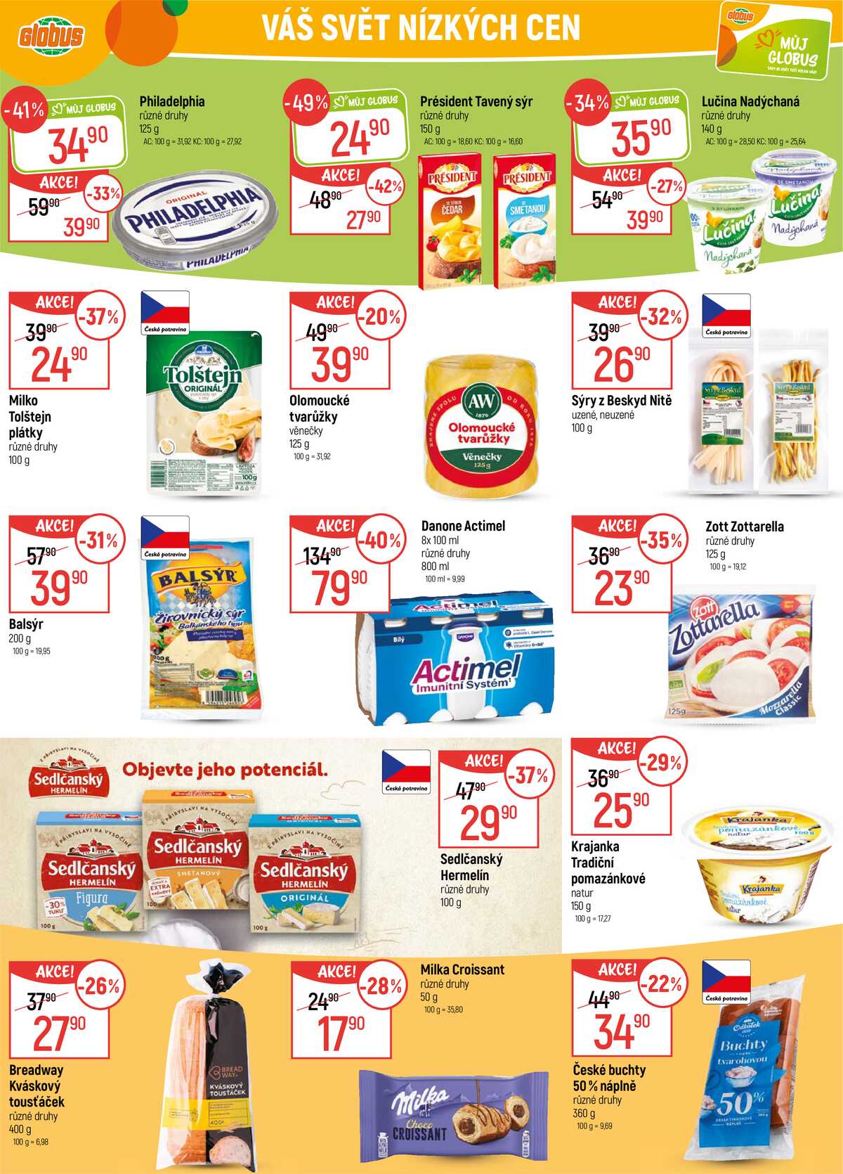 Akční leták Globus 11.3. - 17.3.2026 - Globus Liberec strana 24