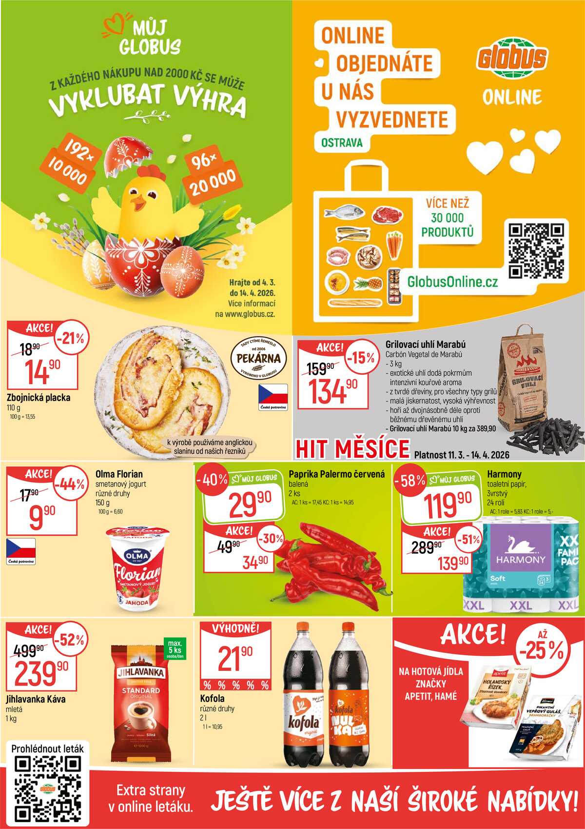 Akční leták Globus 11.3. - 17.3.2026 - Globus Ostrava strana 2