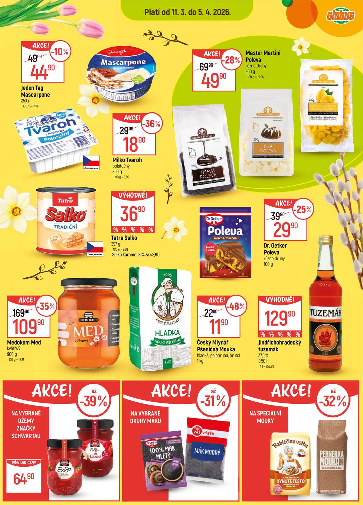Akční leták Globus 11.3. - 5.4.2026 - Globus Pardubice strana 2