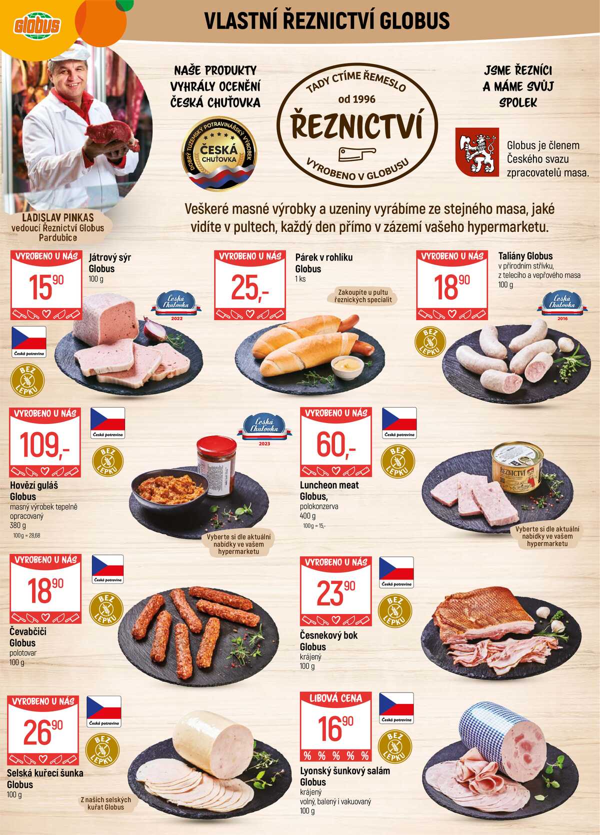 Akční leták Globus 11.3. - 17.3.2026 - Globus Pardubice strana 6