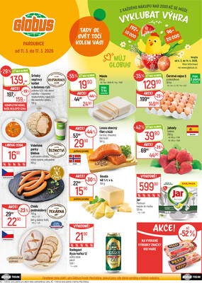 Akční leták Globus 11.3. - 17.3.2026 - Globus Pardubice