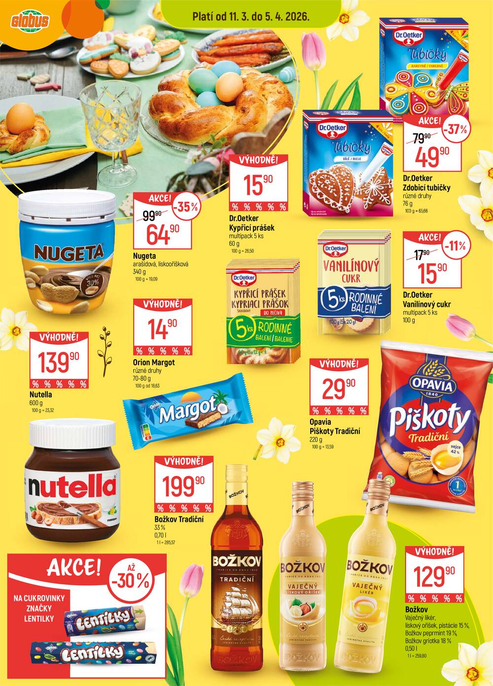 Leták Globus - Akční leták Globus 11.3. - 5.4.2026 - Globus Chotíkov u Plzně - strana 3