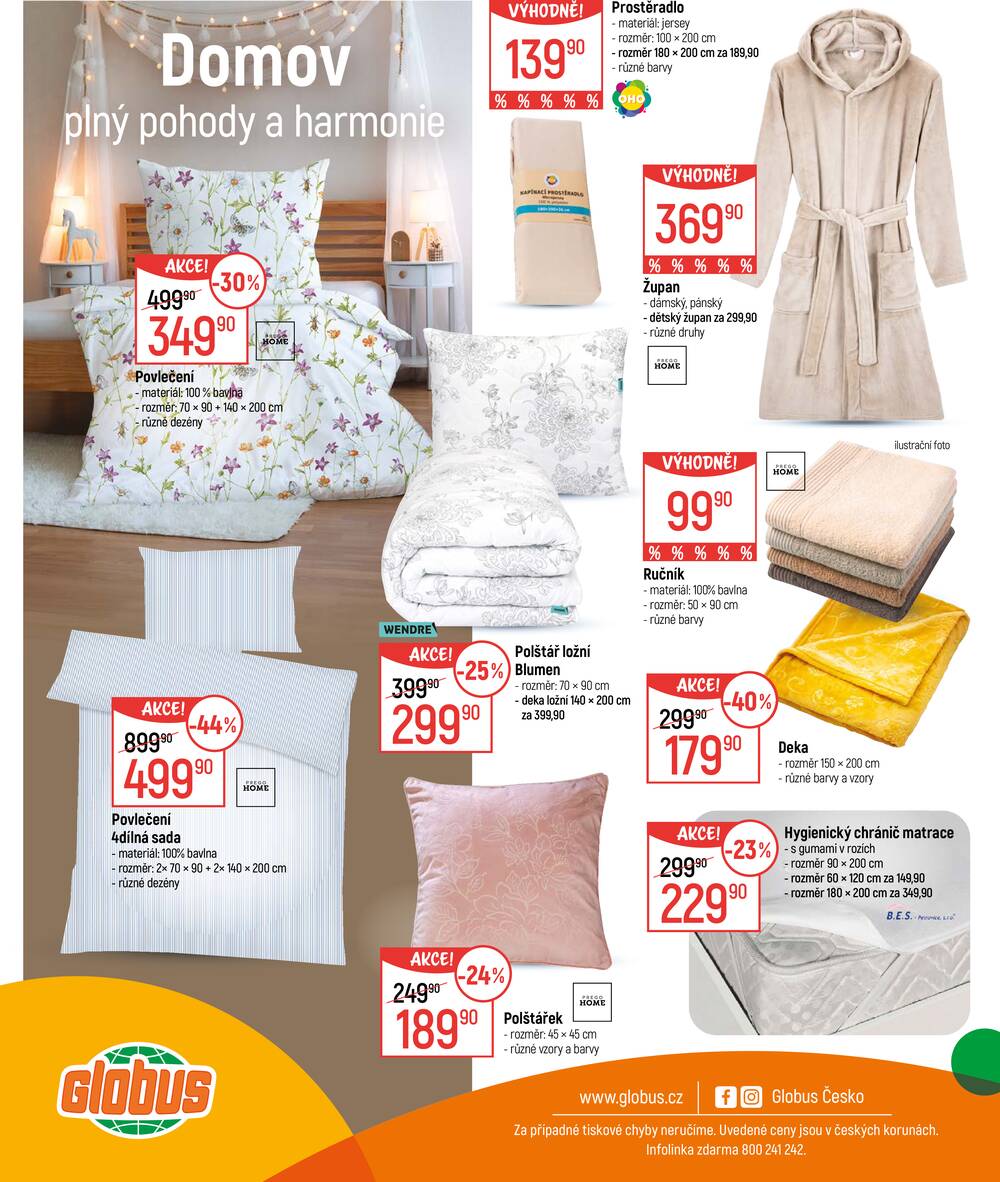 Akční leták Globus 11.3. - 5.4.2026 - Globus Trmice u Ústí nad Labem