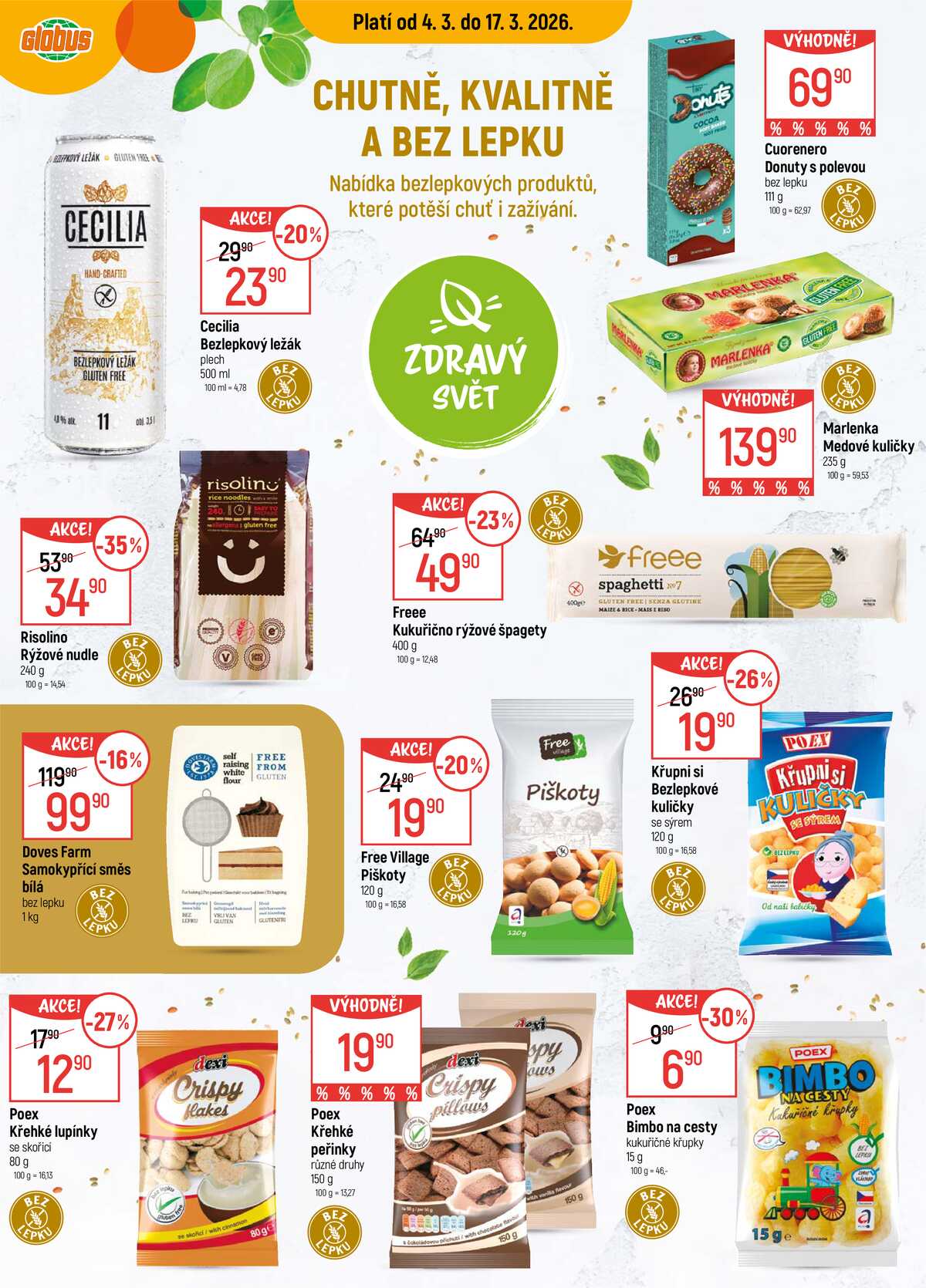 Akční leták Globus 11.3. - 17.3.2026 - Globus Brno Ivanovice strana 4
