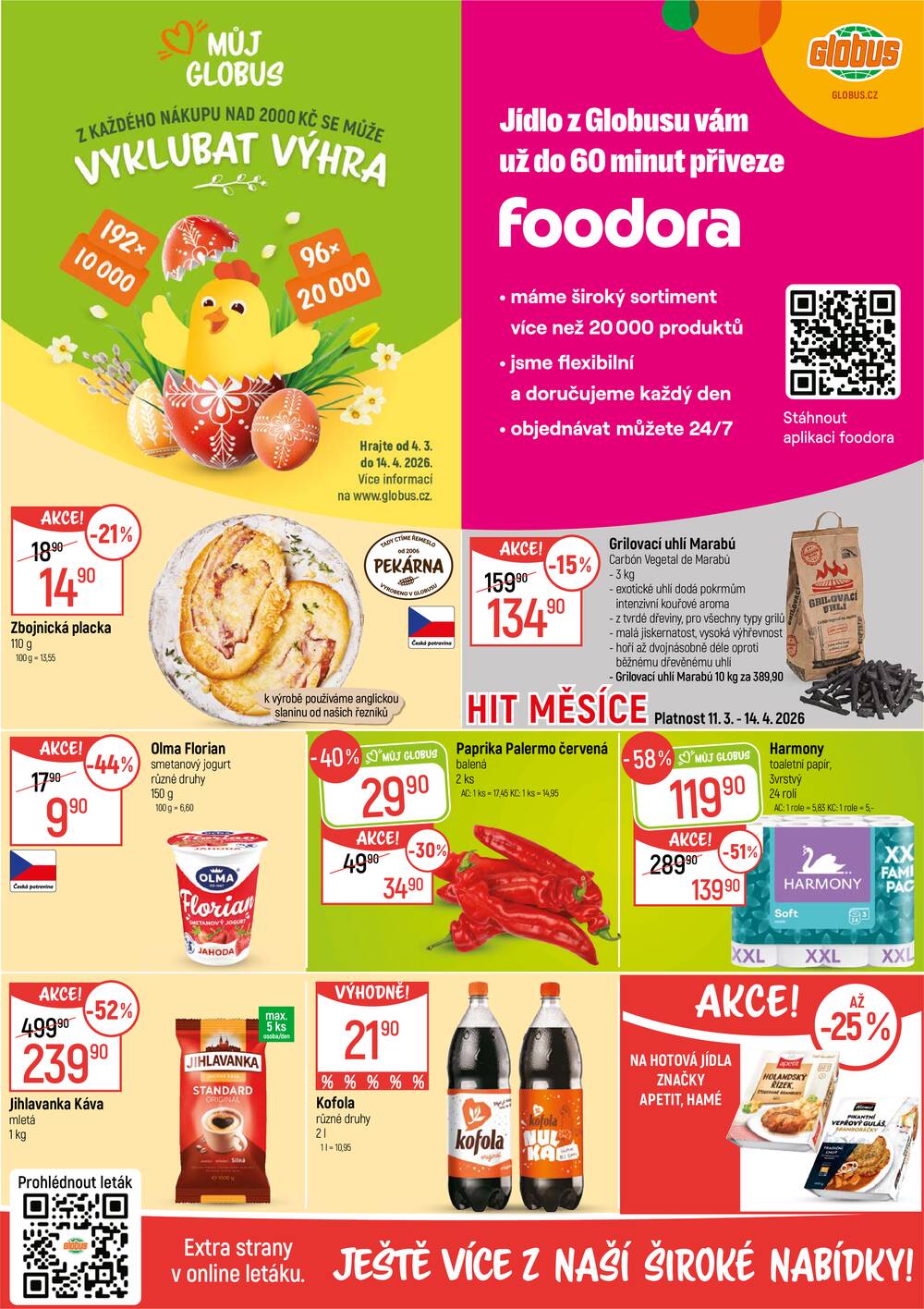 Akční leták Globus 11.3. - 17.3.2026 - Globus Praha - Štěrboholy