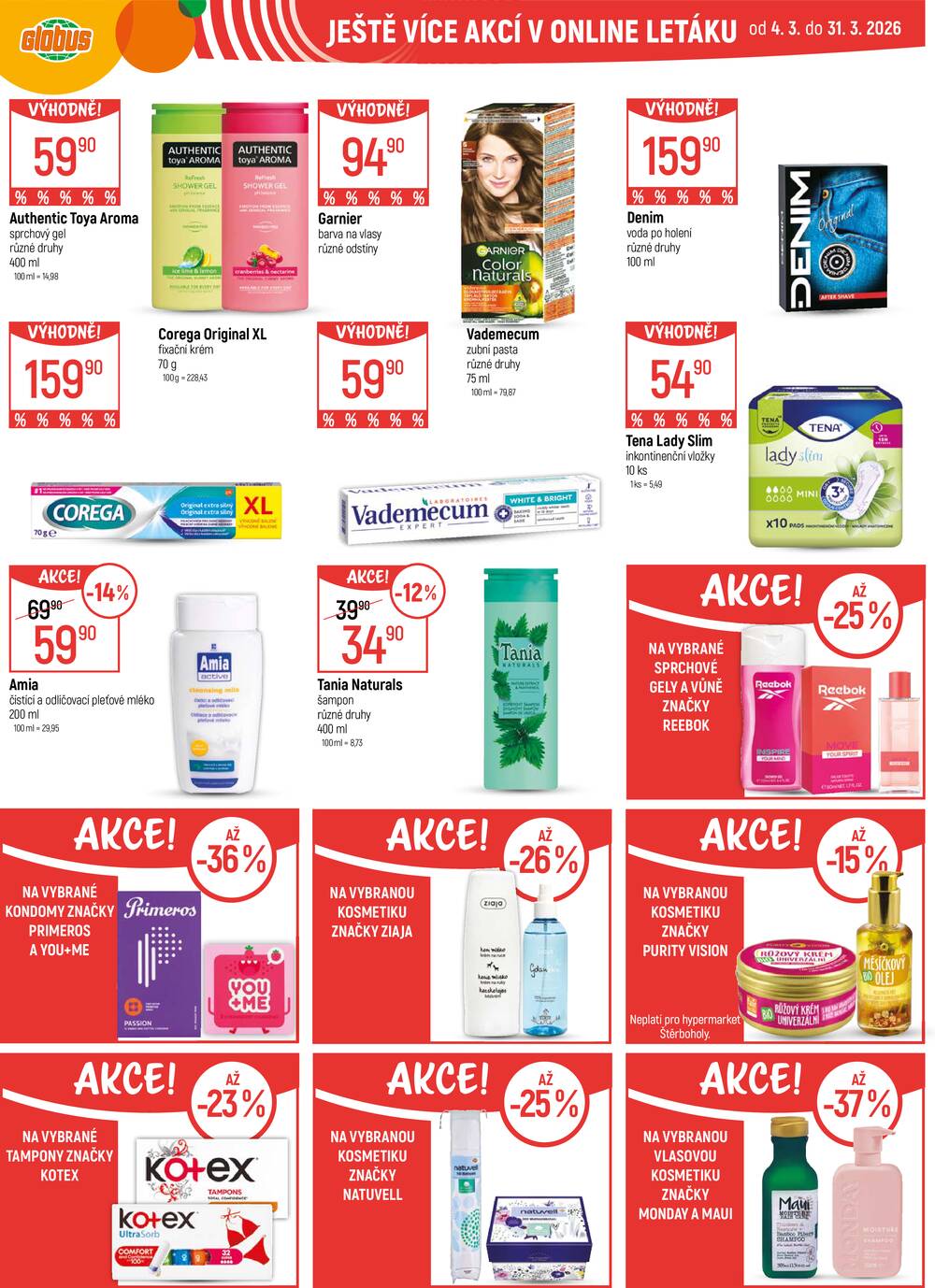 Akční leták Globus 11.3. - 17.3.2026 - Globus Praha - Štěrboholy