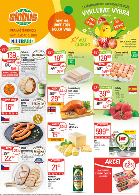Akční leták Globus 11.3. - 17.3.2026 - Globus Praha - Štěrboholy