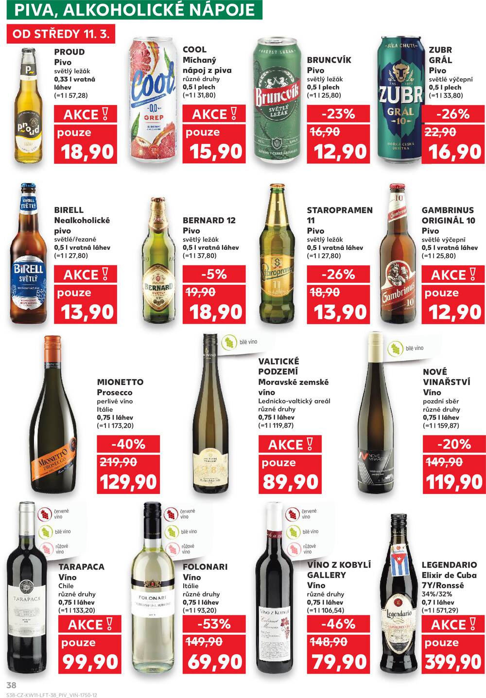 Leták Kaufland - Kaufland 11.3. - 17.3. - Kaufland - Náchod - strana 38