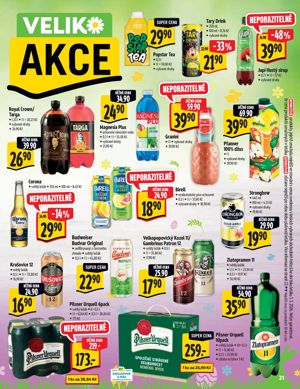 Leták Albert - Albert Supermarket katalog Velikonoce od 11.3. do 24.3.2026 - strana 21