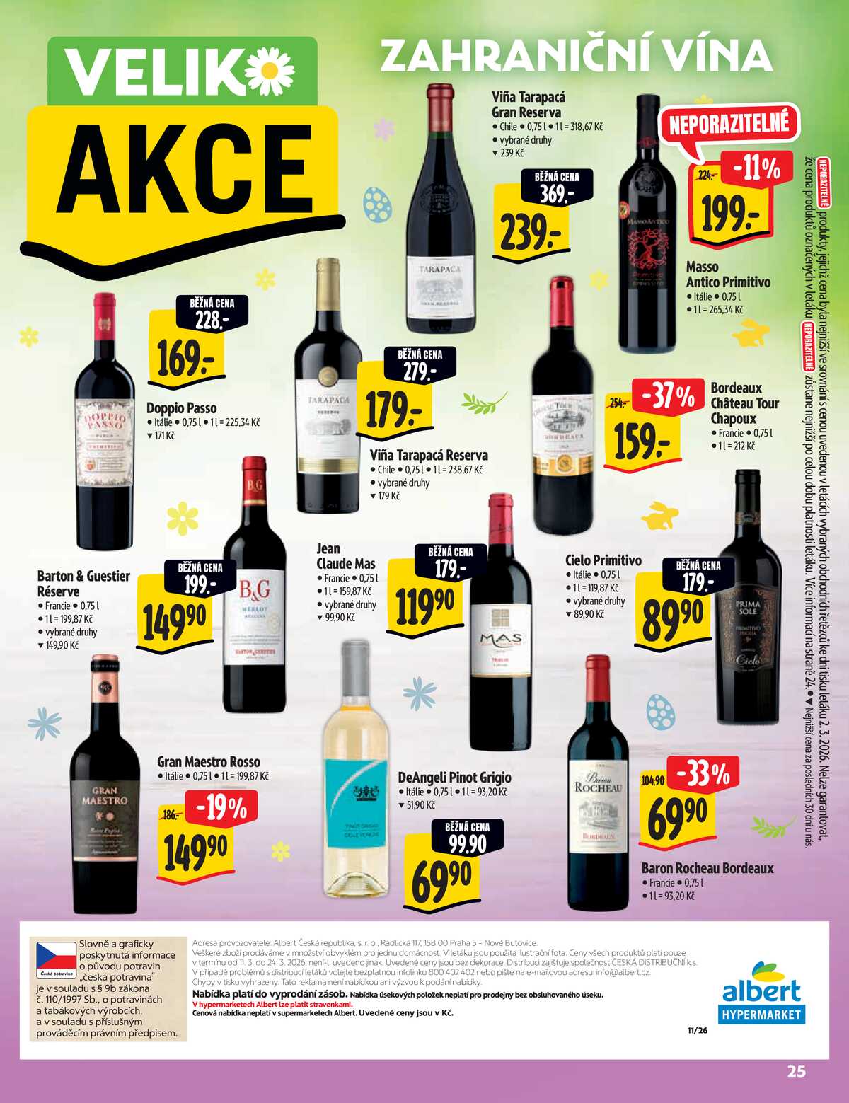 Albert  Hypermarket katalog Velikonoce od 11.3. do 24.3.2026 strana 25