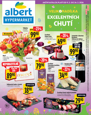 Albert  Hypermarket katalog Velikonoce od 11.3. do 24.3.2026