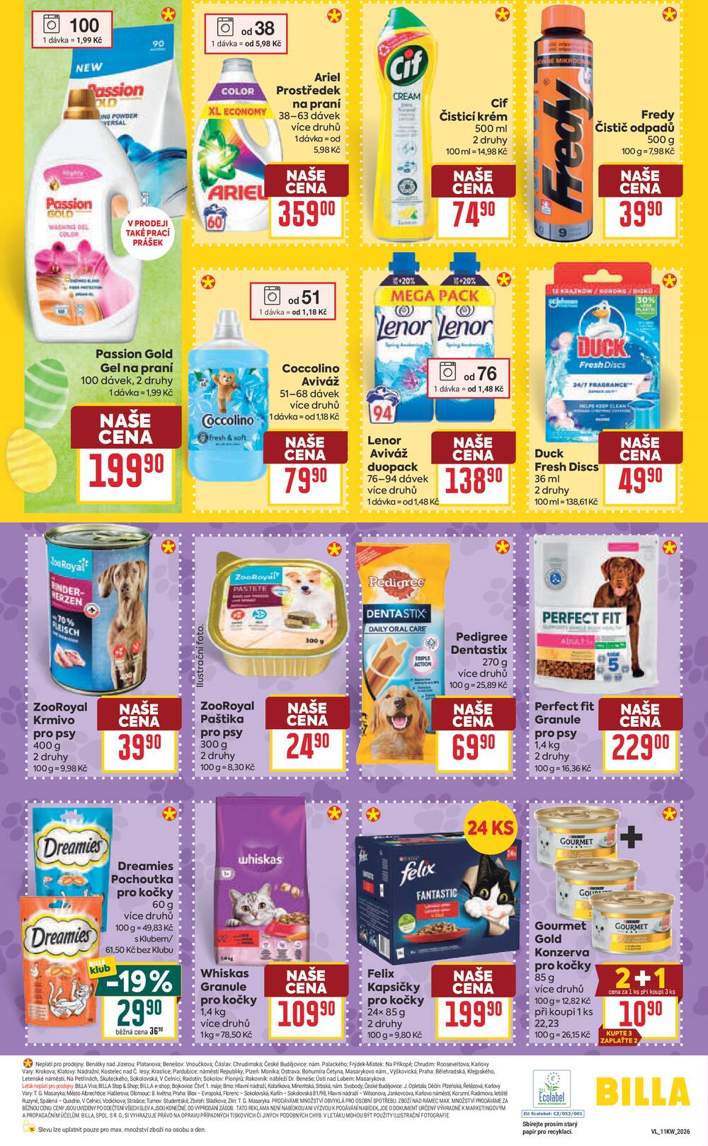 BILLA od 11.3. do 17.3.2026