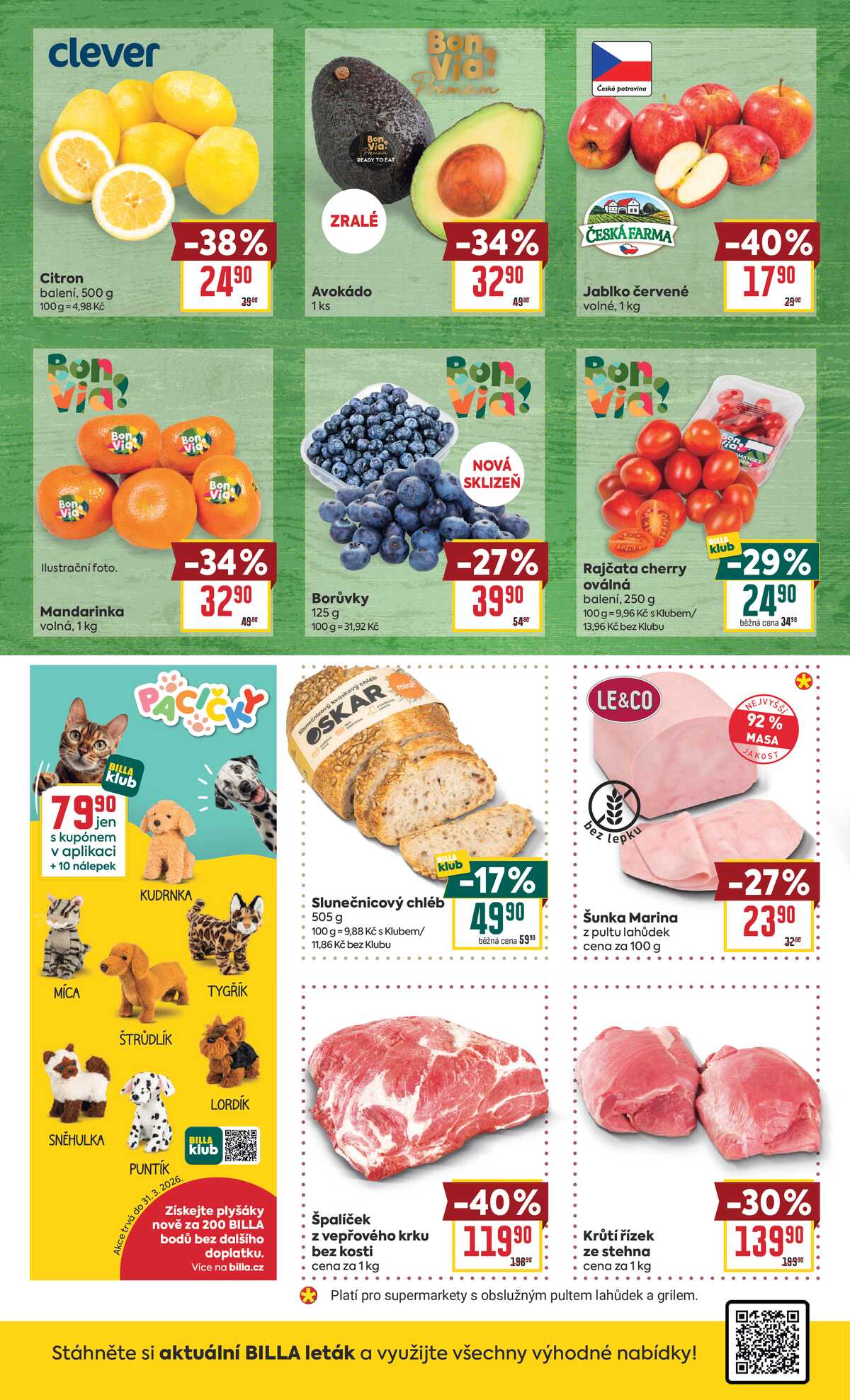 BILLA malý leták od 11.3. do 17.3.2026 strana 2