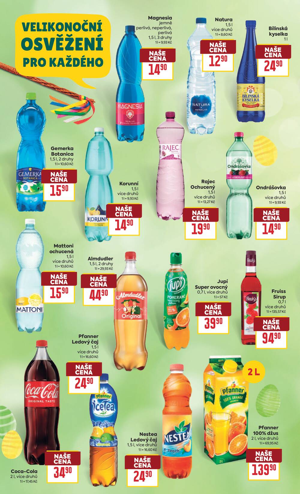 BILLA Velikonoce od 18.3. do 6.4.2026