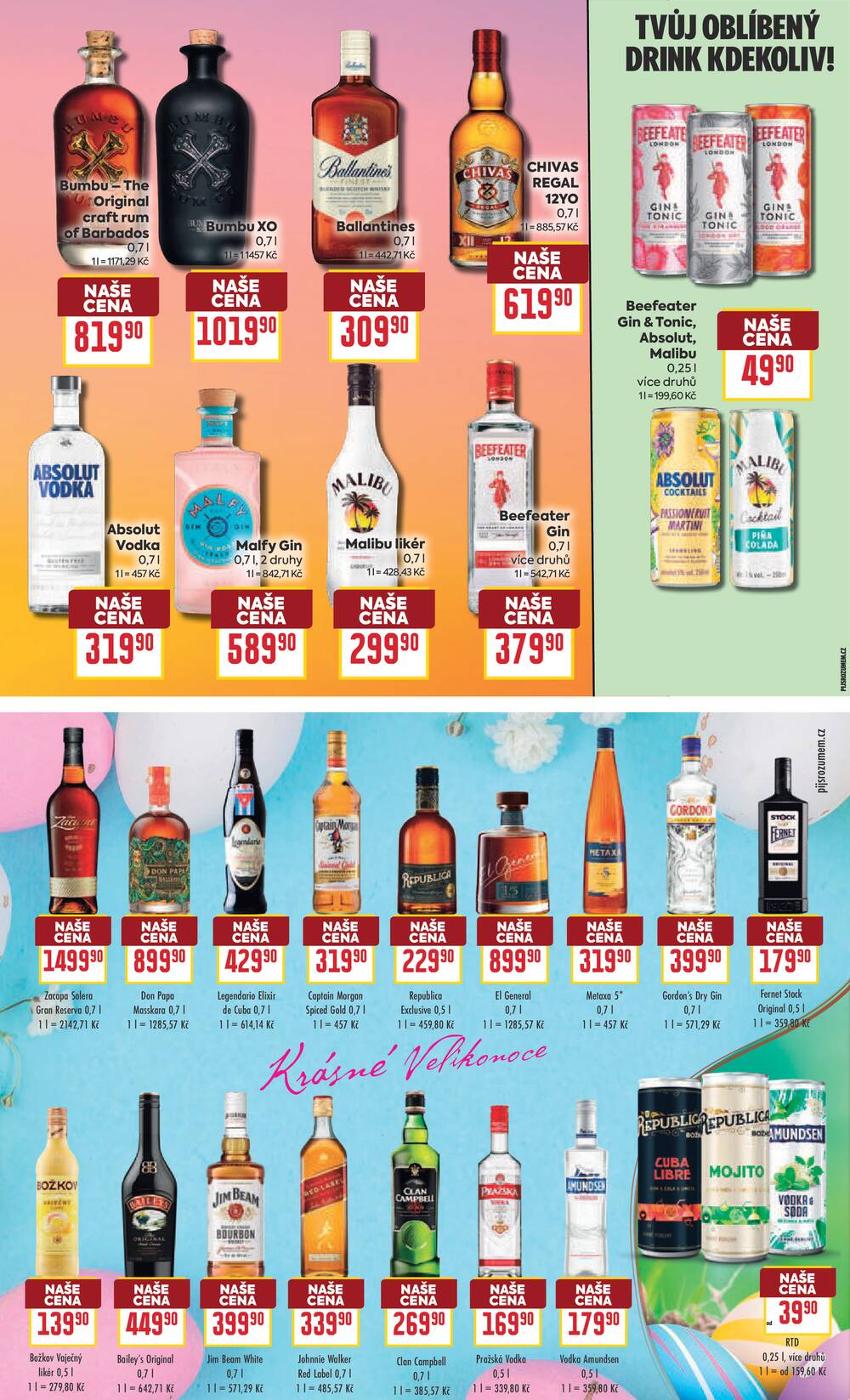 BILLA Velikonoce od 18.3. do 6.4.2026