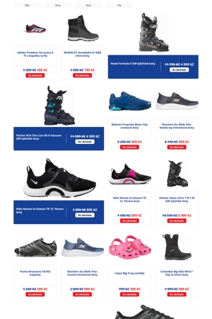 Intersport Boty - 7. 3. 2026